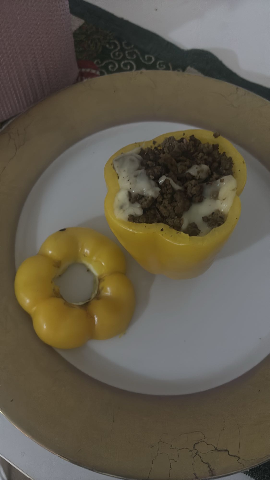 Pimiento relleno carne