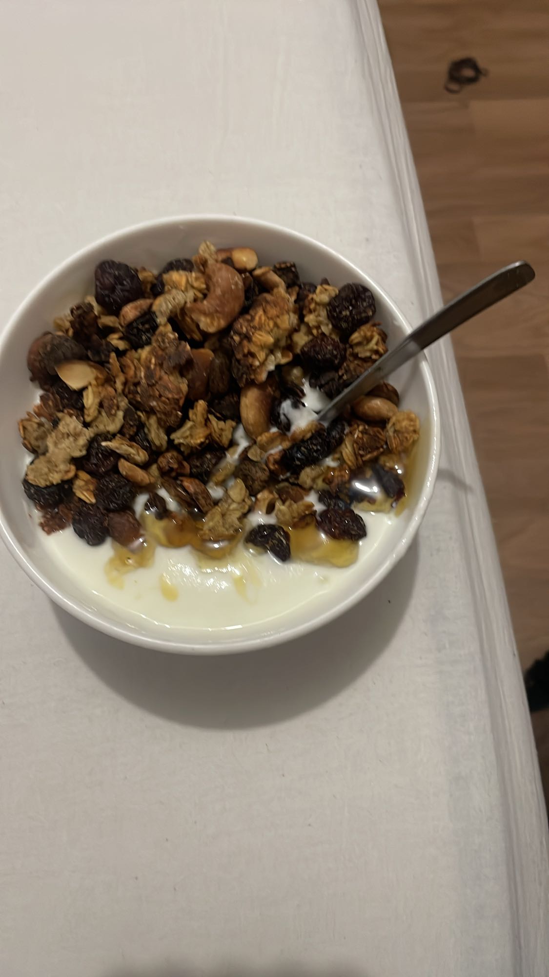 Yaourt granola fruits secs