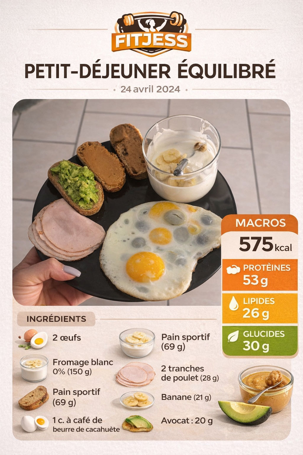 Petit-déjeuner équilibré