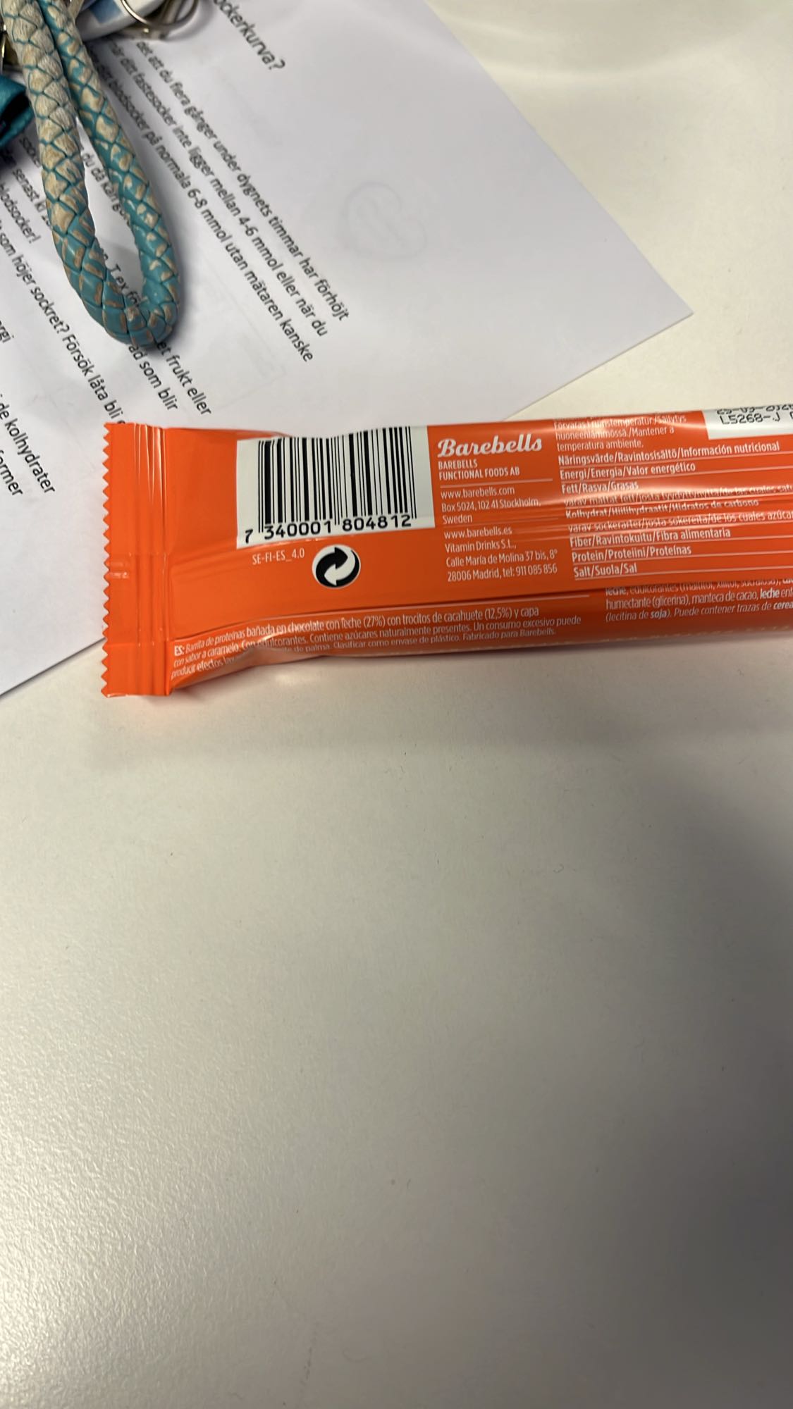 Barebells proteinbar