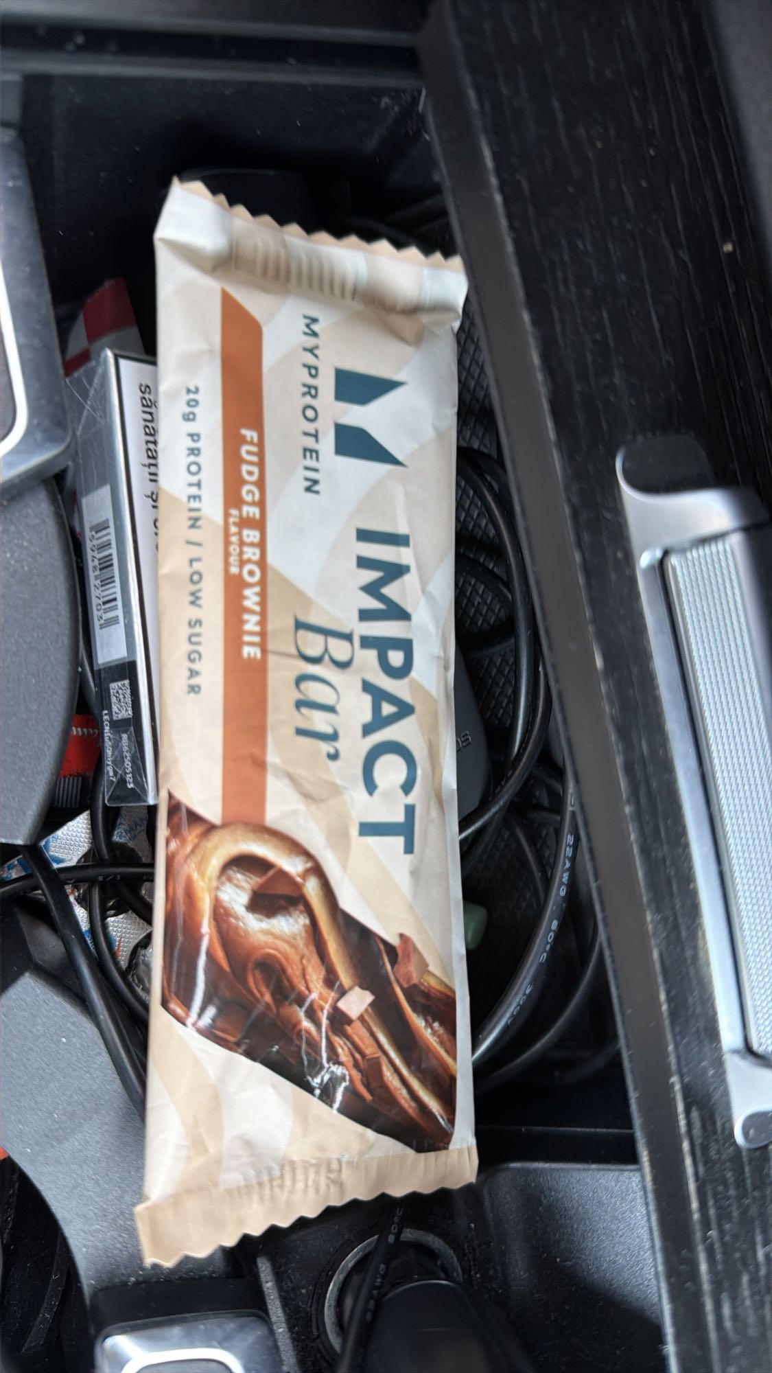 Baton proteic brownie