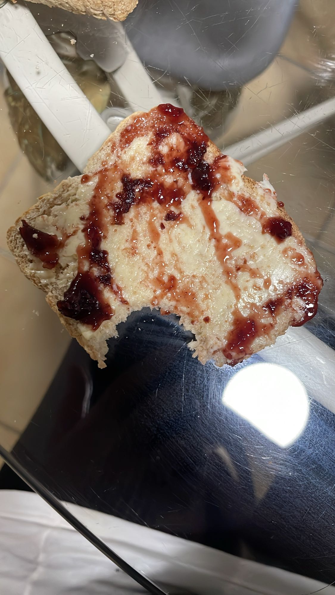 Tartine beurre confiture