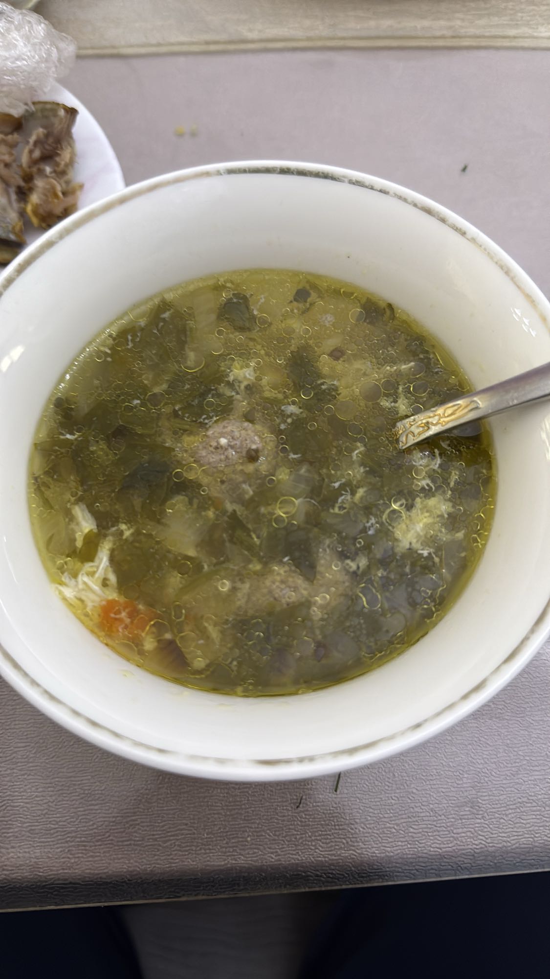 суп с фрикадельками