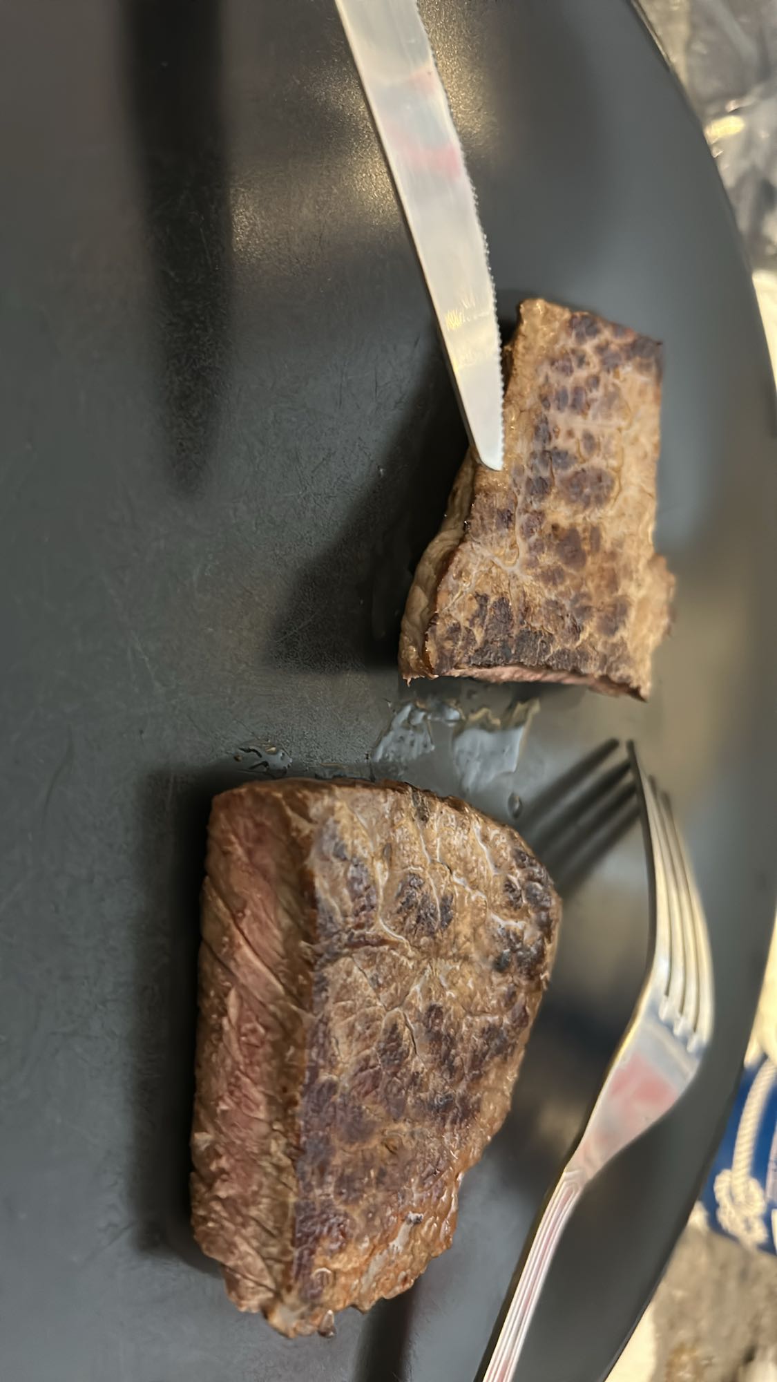 Steak grillé