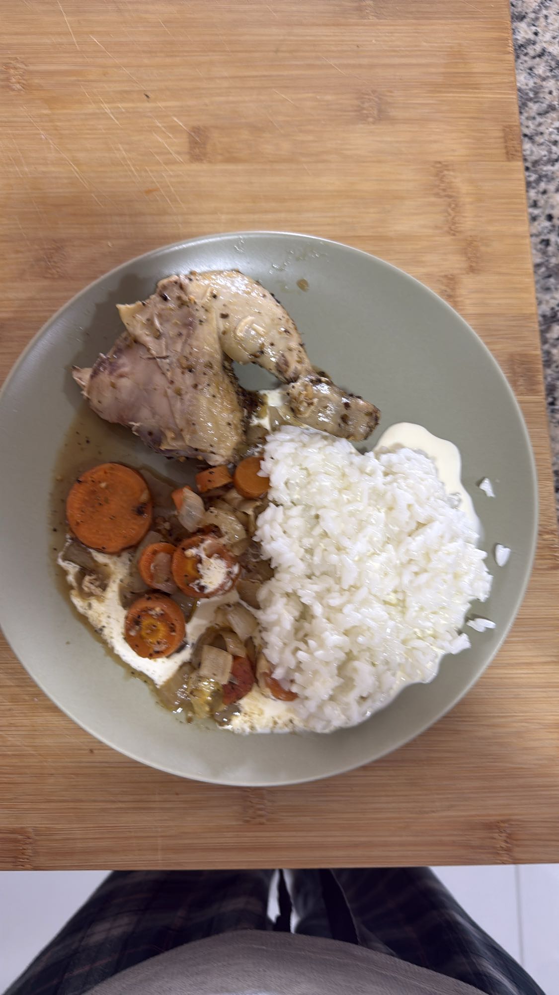 Chicken rice with veggies