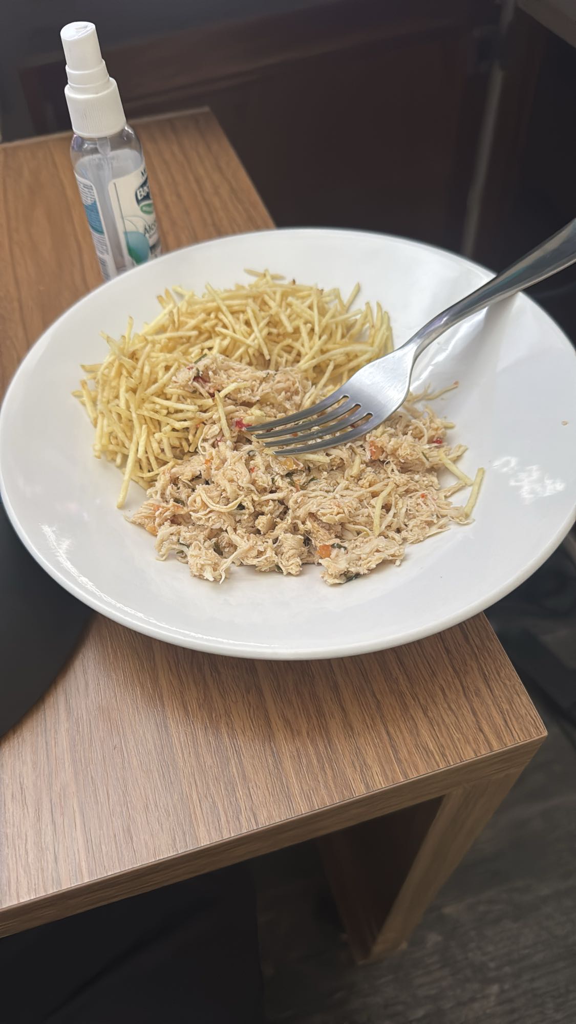 Frango com batata palha