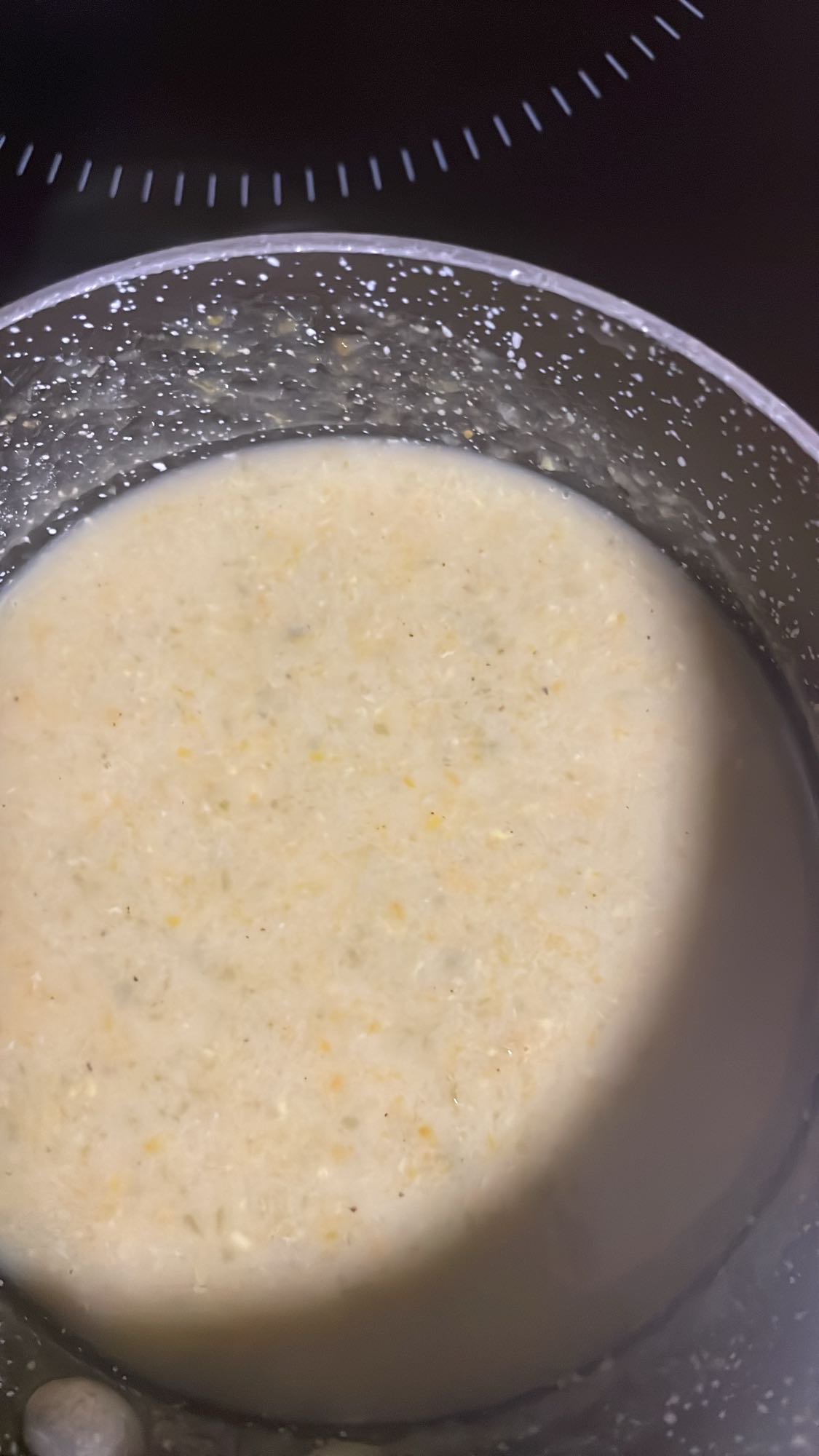 soupe de légumes mixés