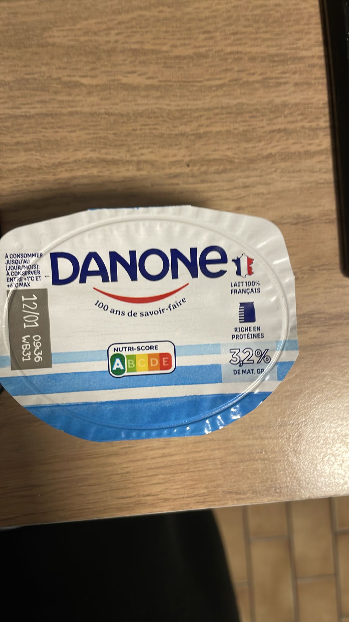 Yaourt nature Danone