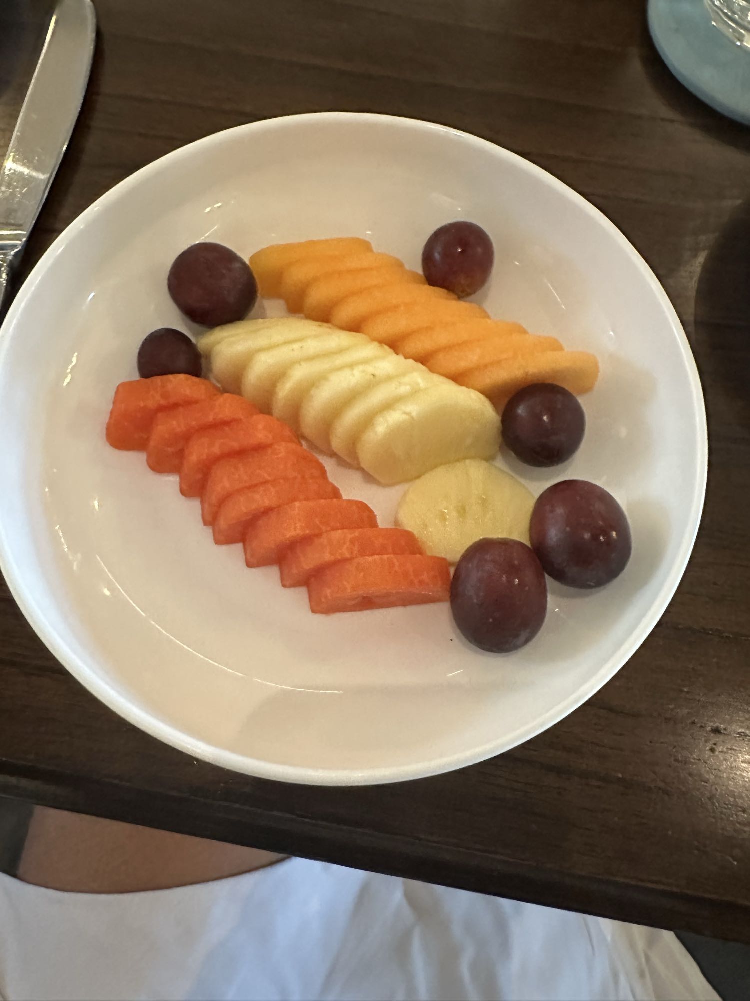 Plato de frutas frescas