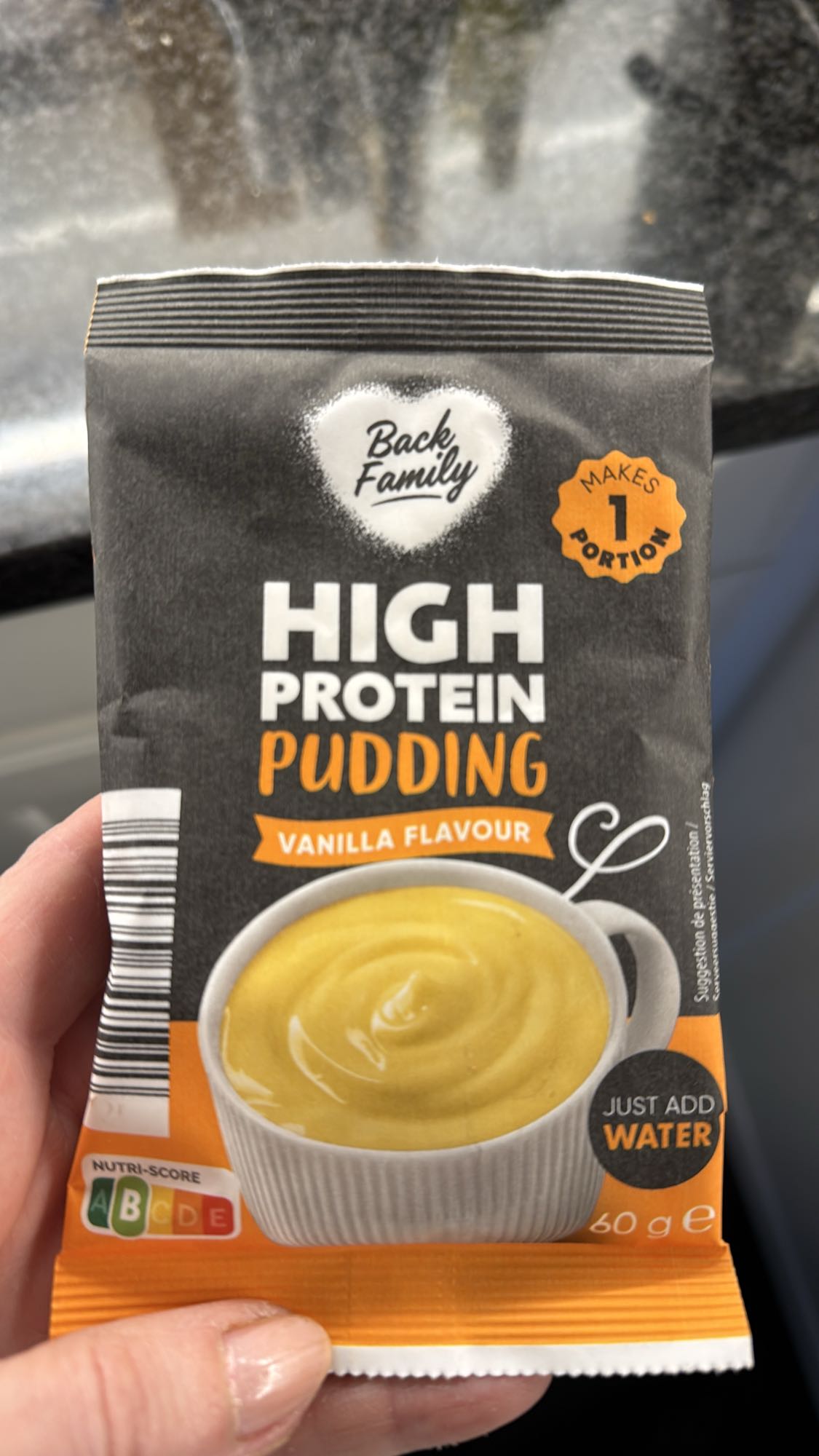 Vanille eiwitpudding
