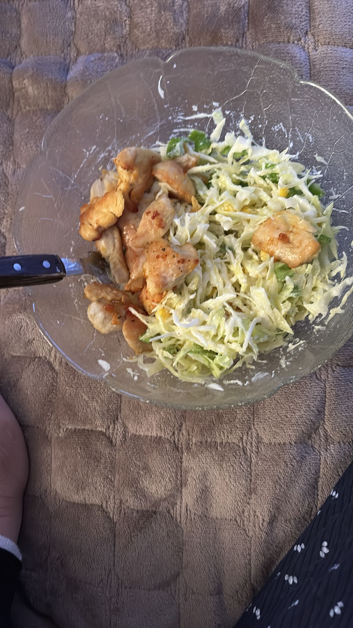 Kyllingsalat med kål