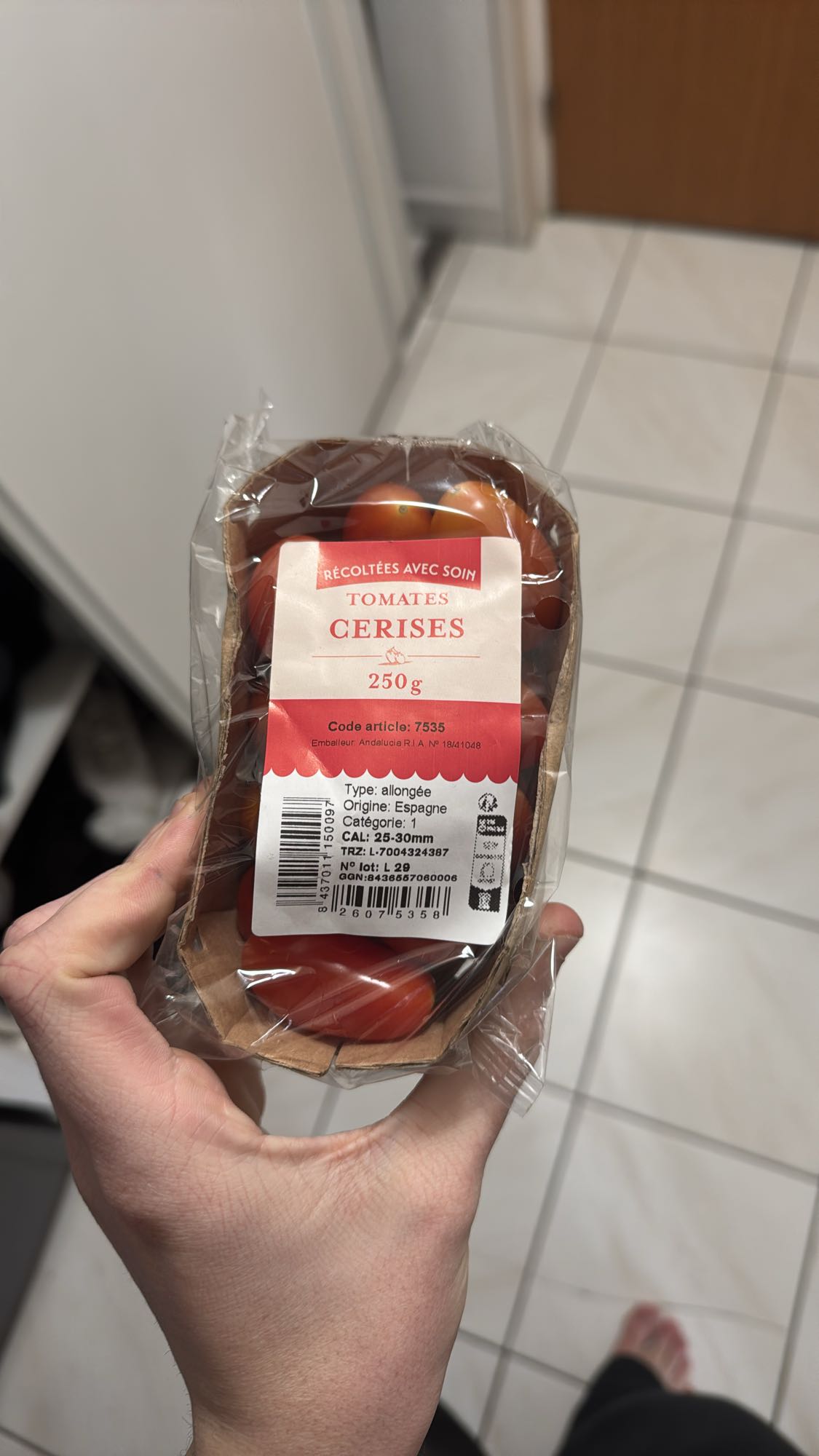 Tomates cerises fraîches