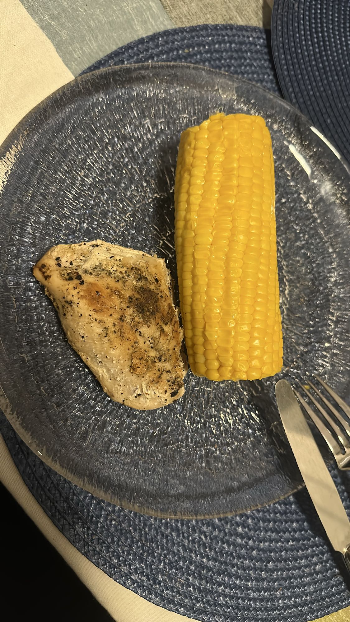 Kyckling och majskolv