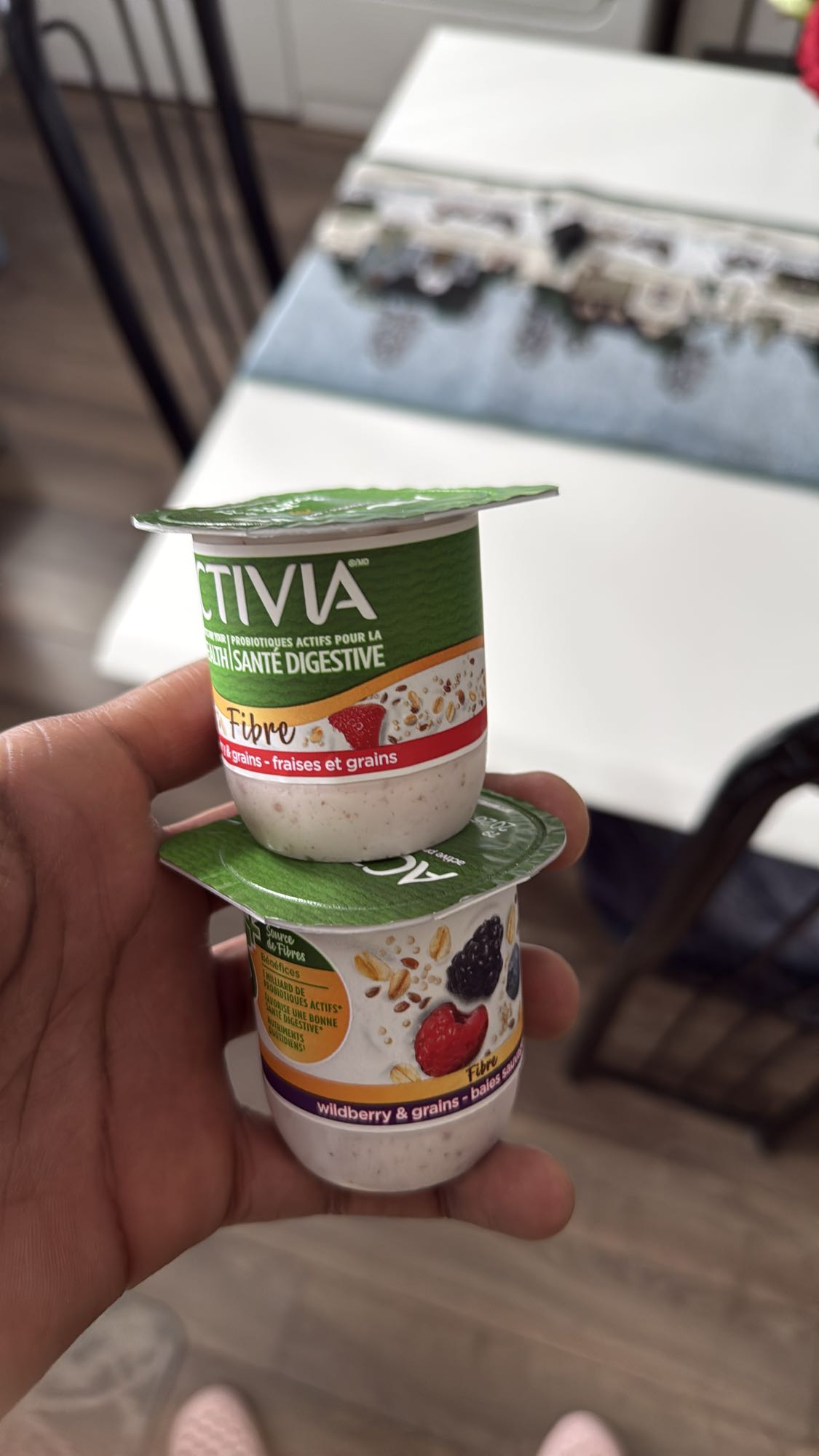Yaourt Activia fruits et grains