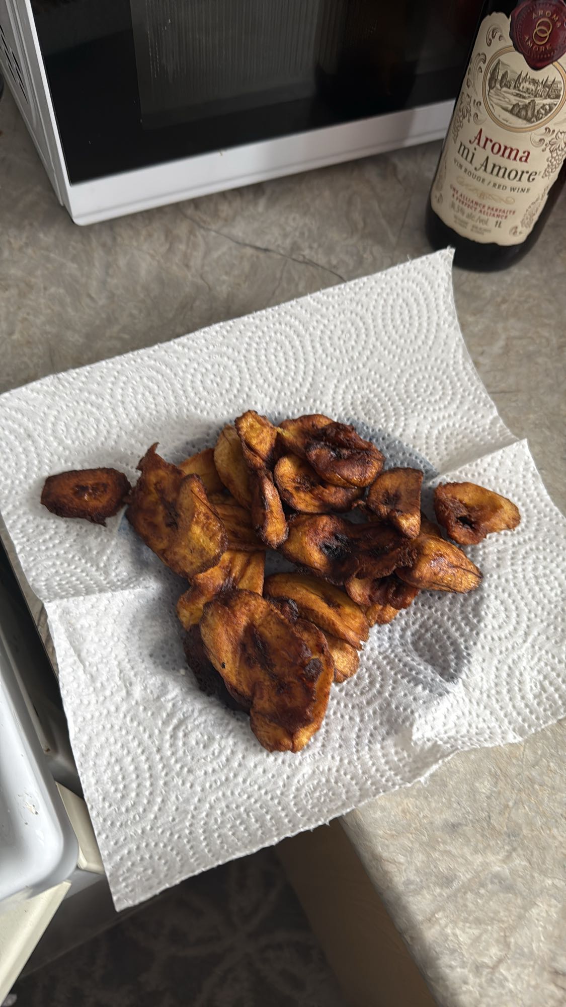 Bananes plantains frites