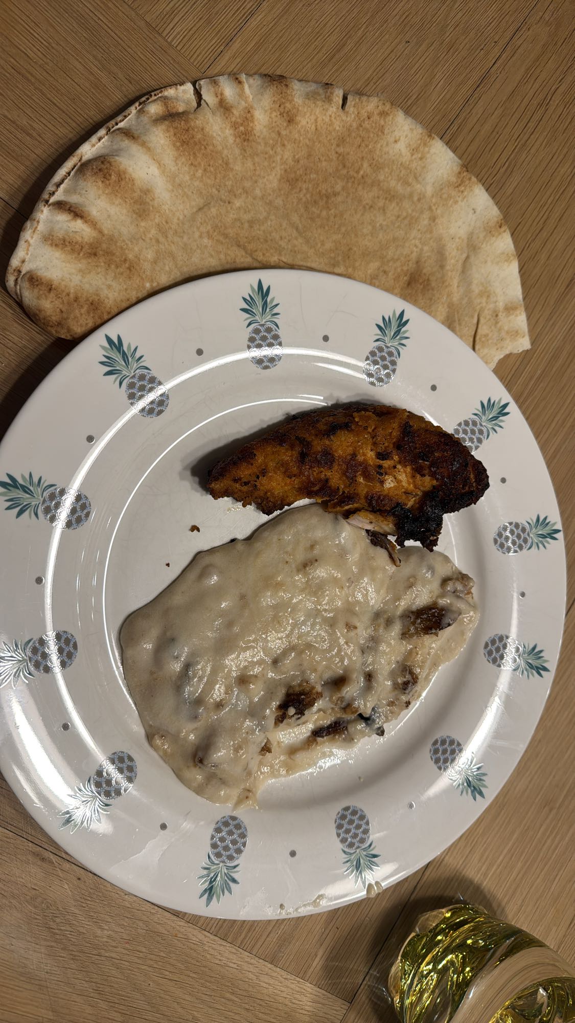 Grilled Chicken with Tahini & Pita