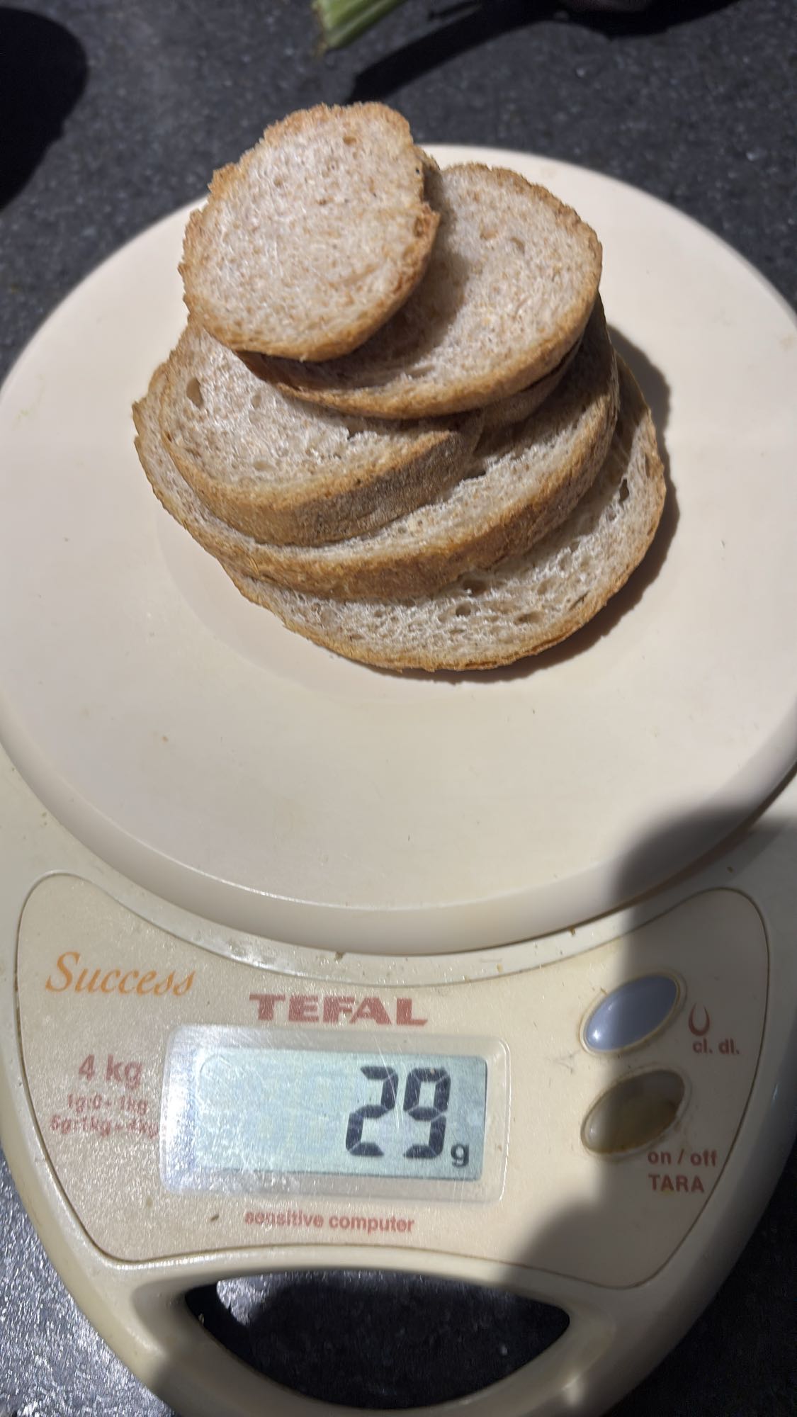 Tranches de pain complet