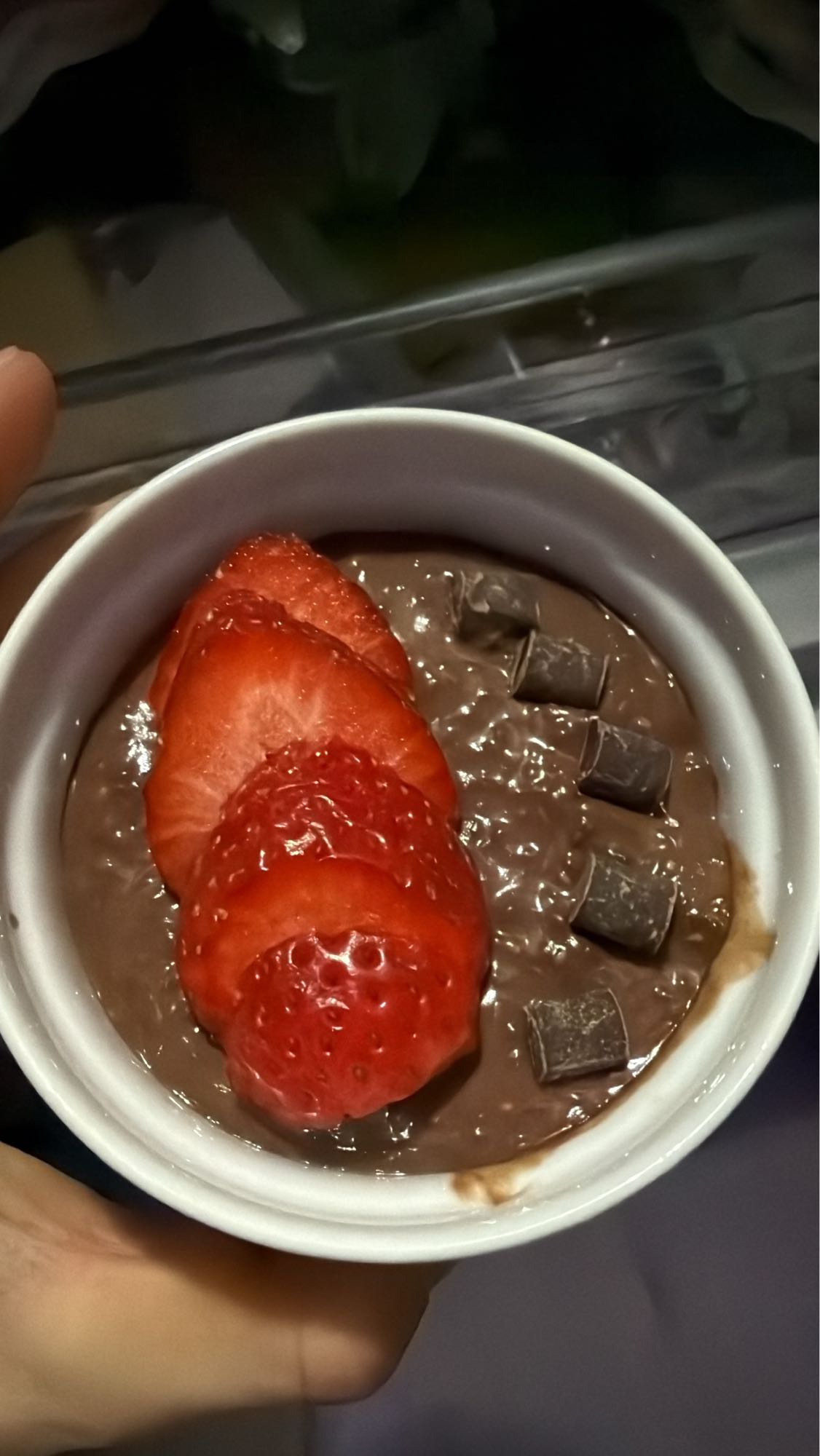 Budincă cu căpșuni