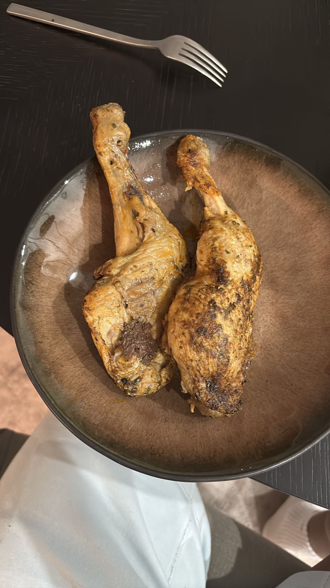 Cuisses de poulet grillées