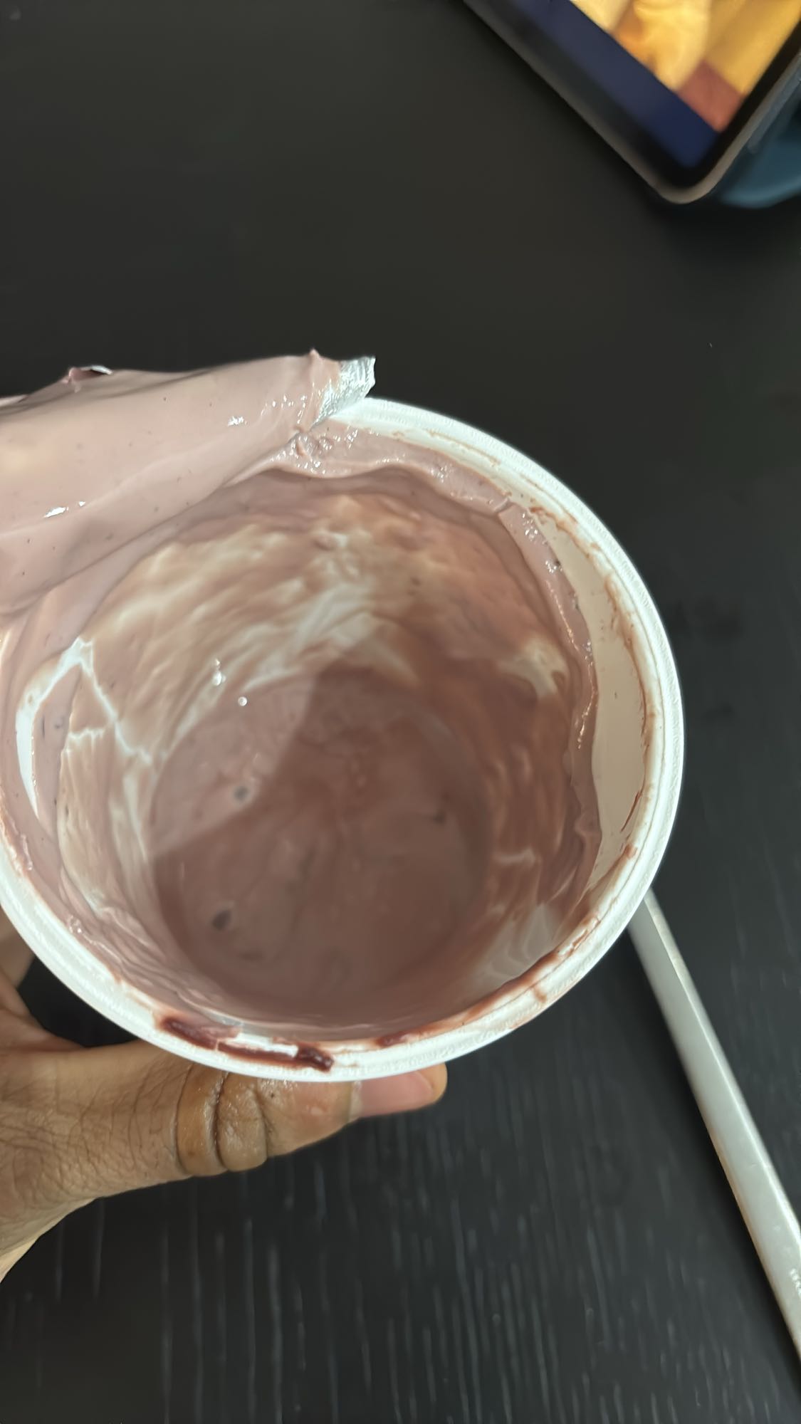 Yaourt aux fruits rouges