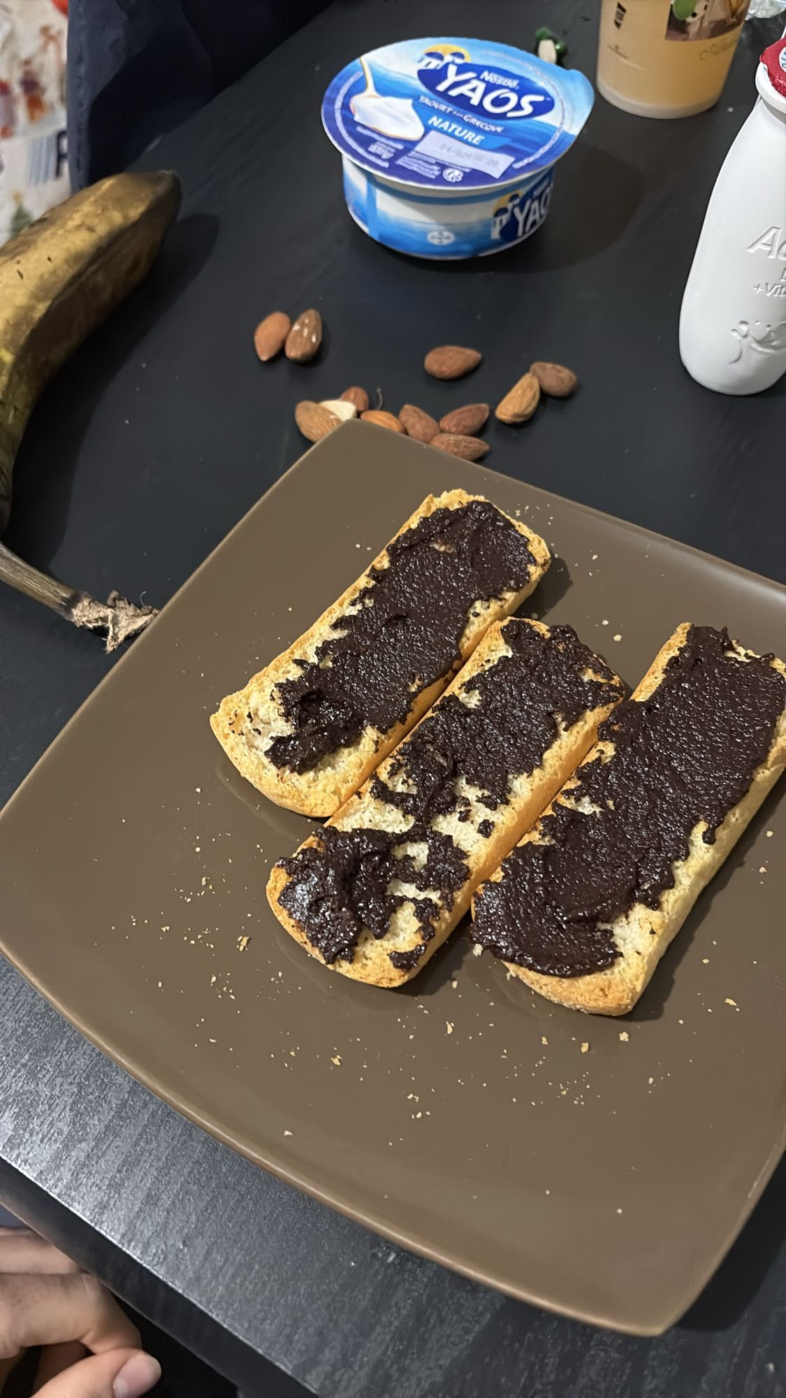 Tartines au chocolat