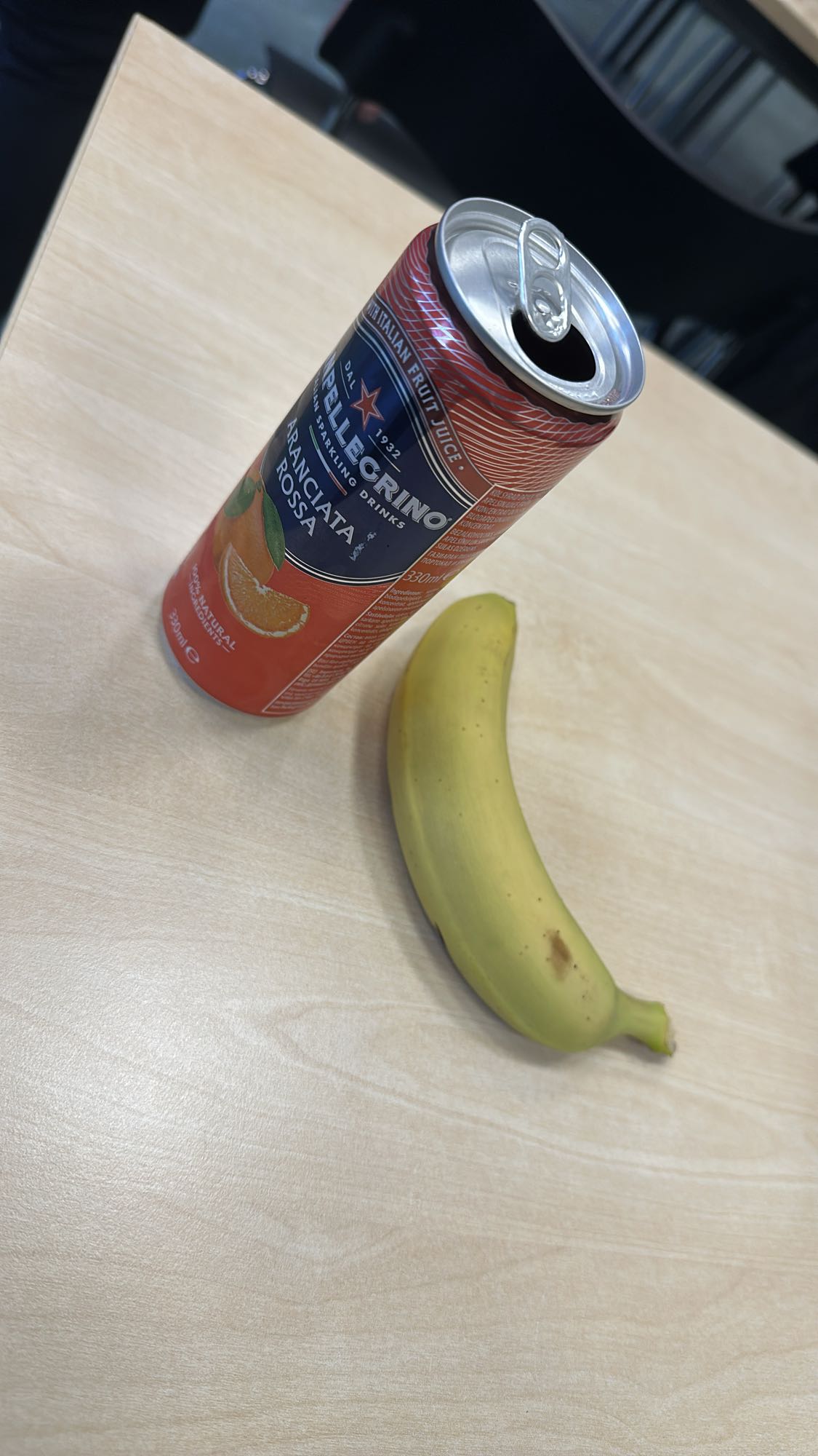 Banán och blodapelsinläsk