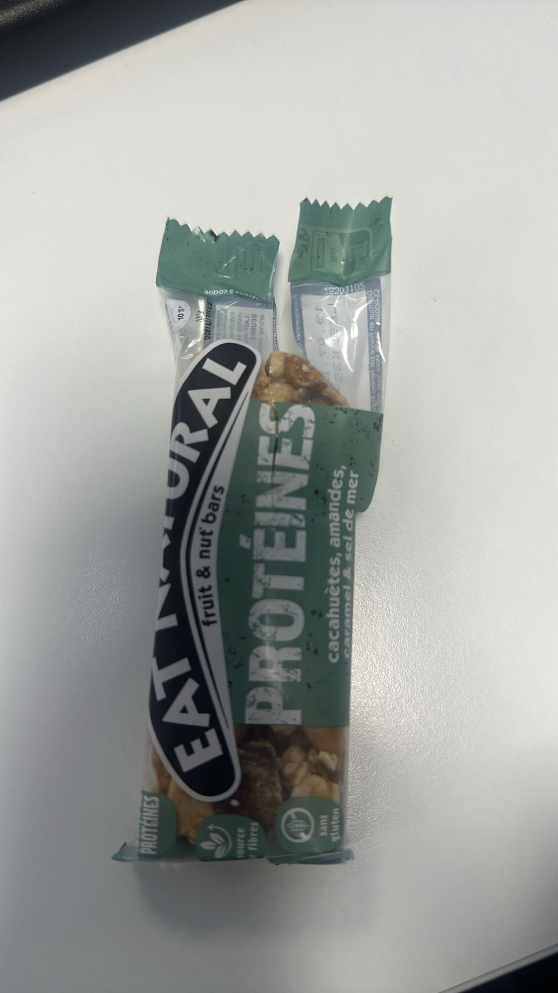 Barre protéinée fruits noix