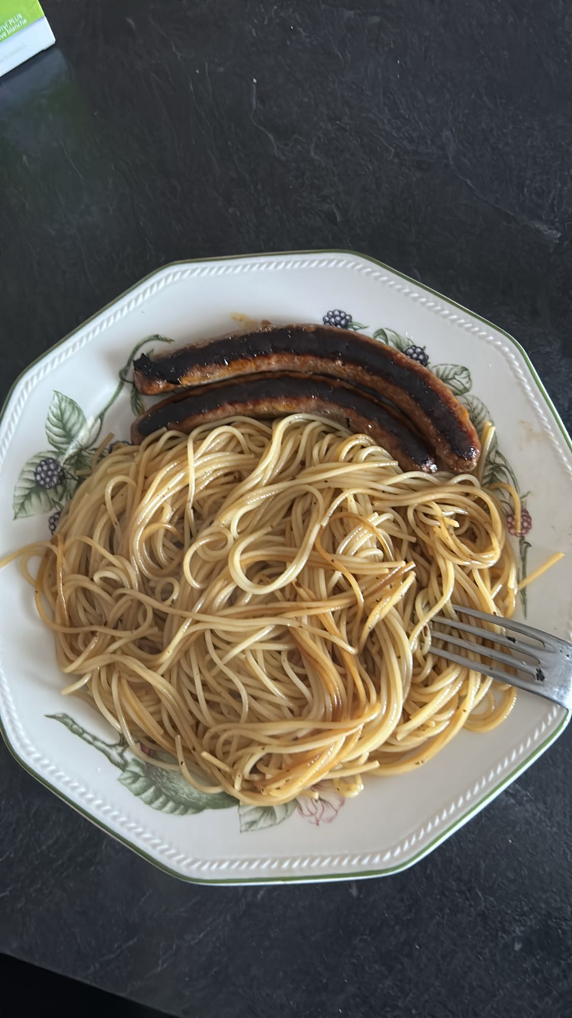 Spaghetti et saucisse