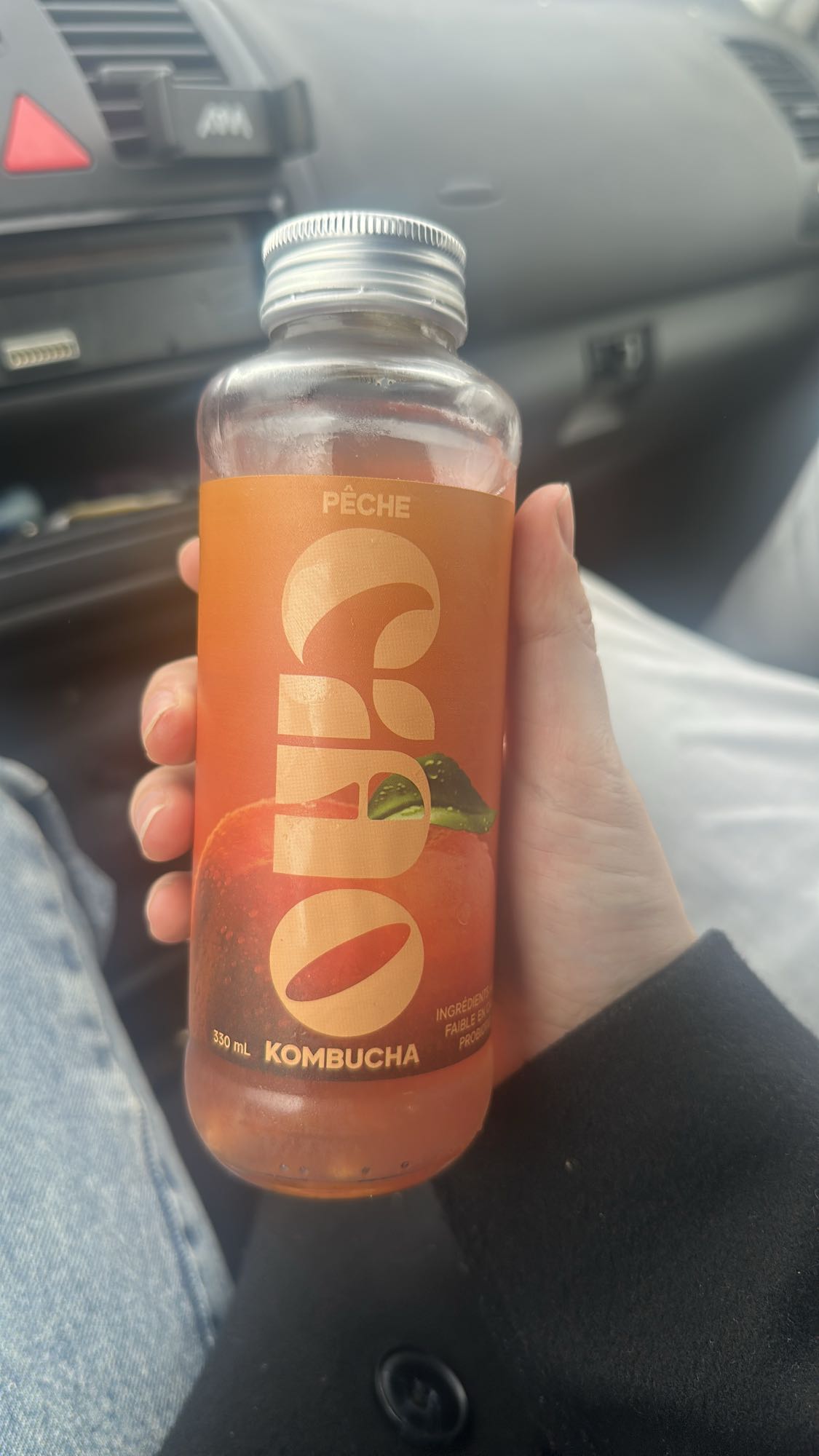 Kombucha pêche