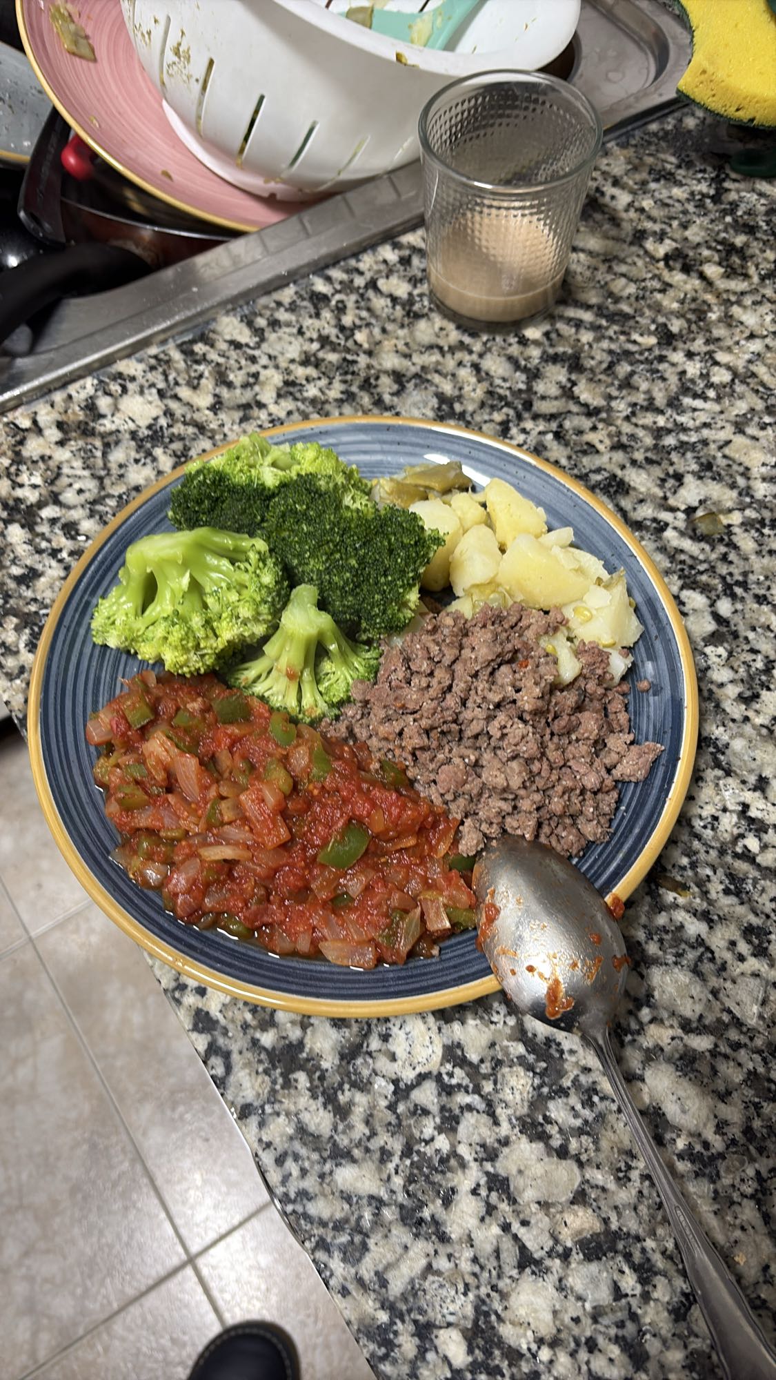 Plato mixto saludable