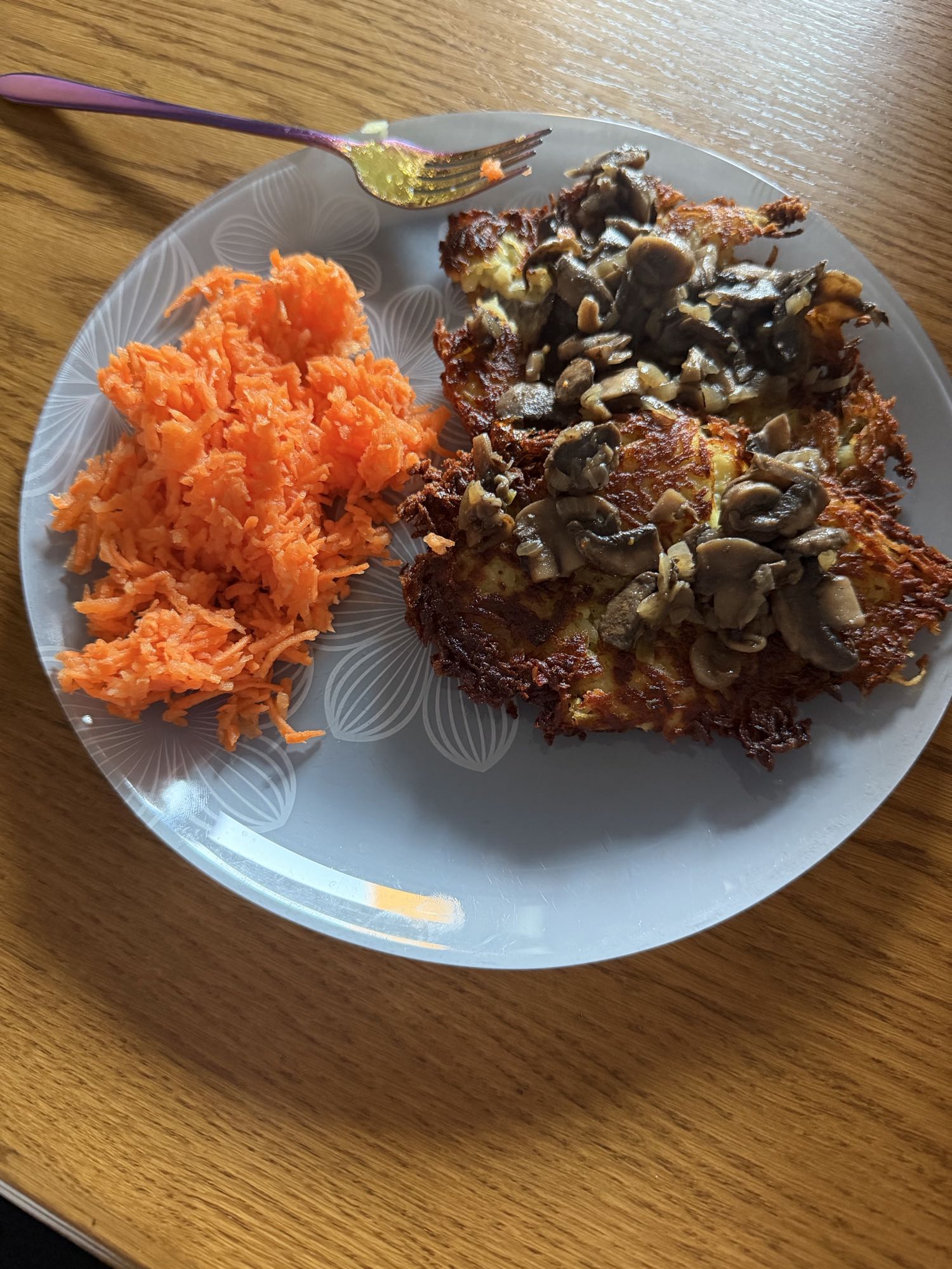 Placki ziemniaczane z marchewką