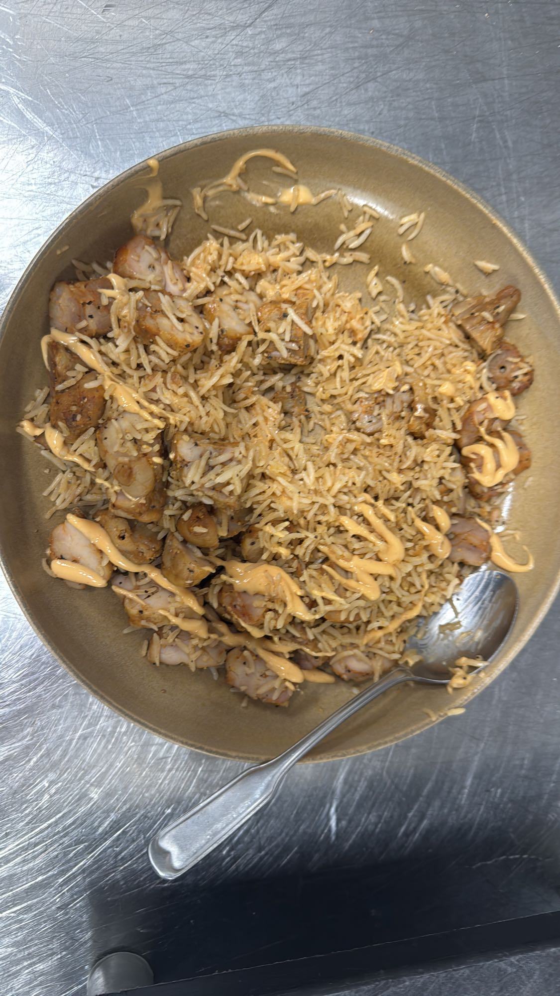 Kycklingris med sås