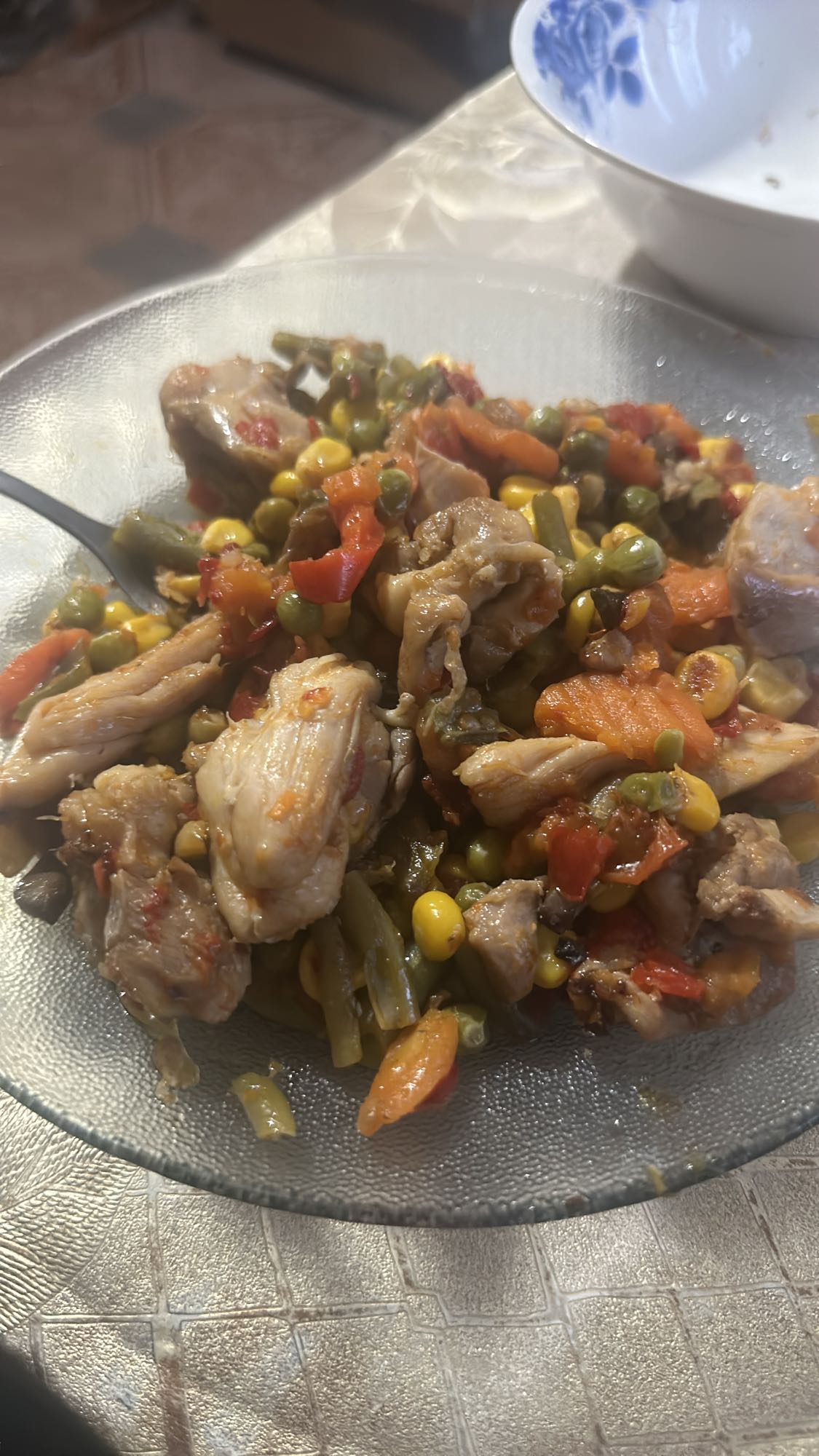 Pui cu legume sotate