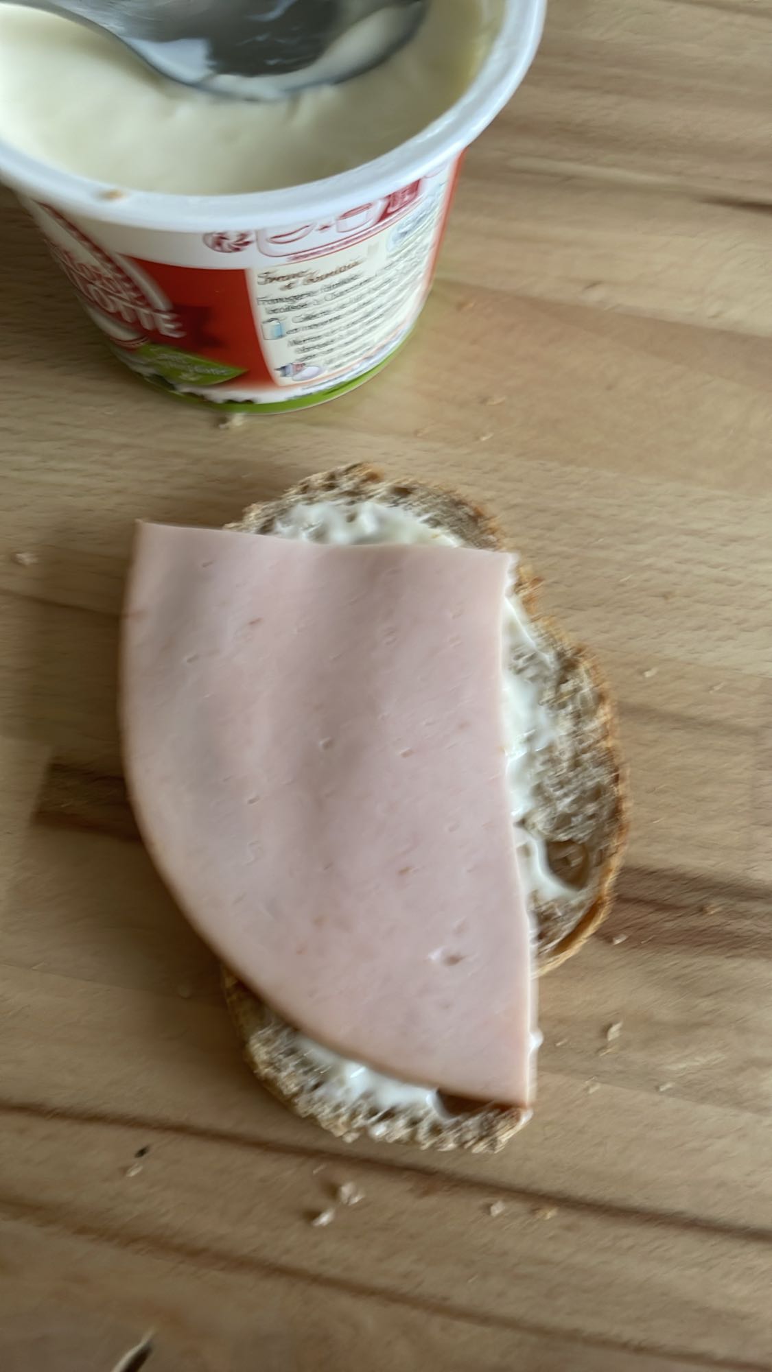 Tartine jambon mayonnaise