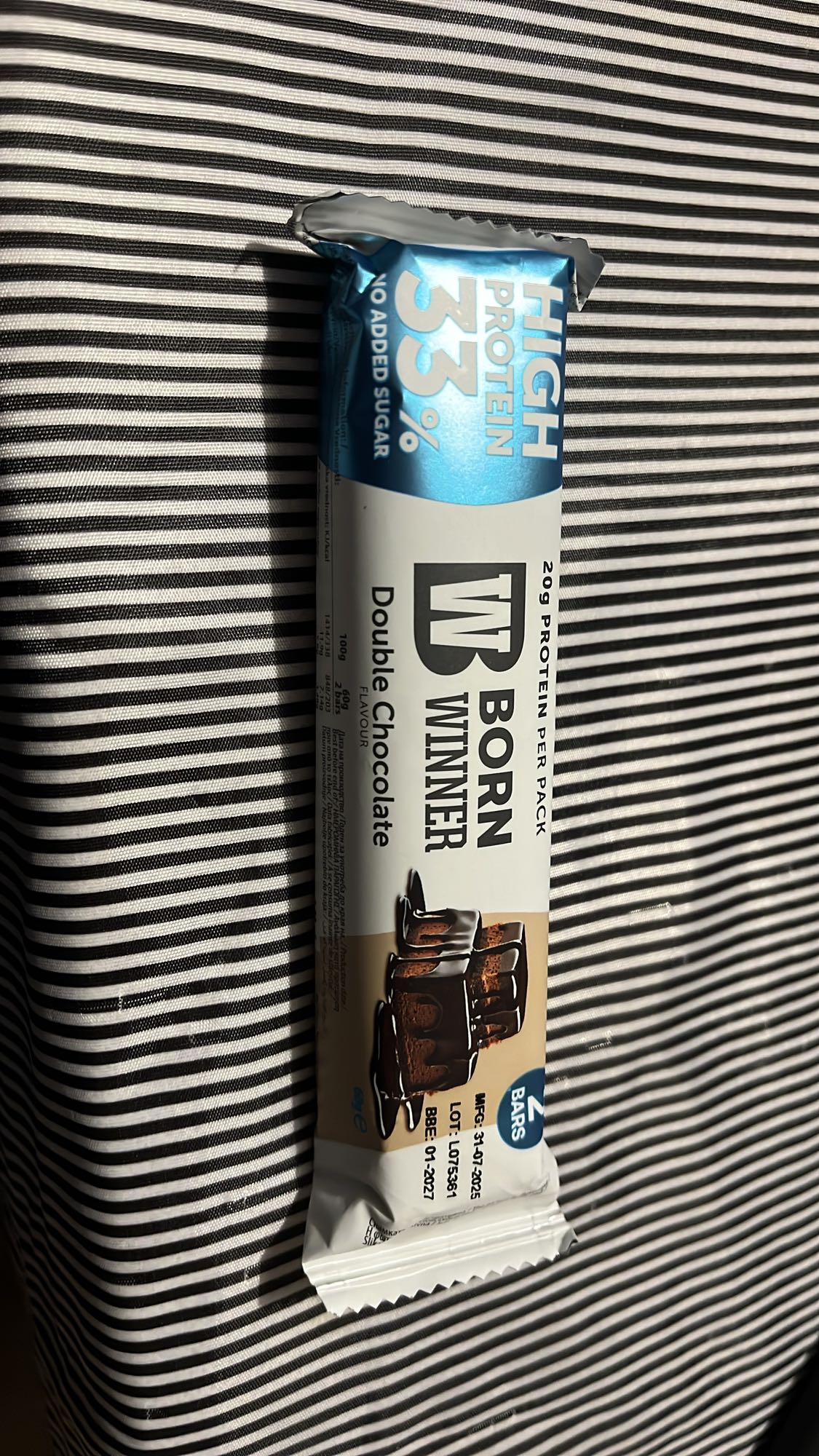 Протеинов бар двоен шоколад