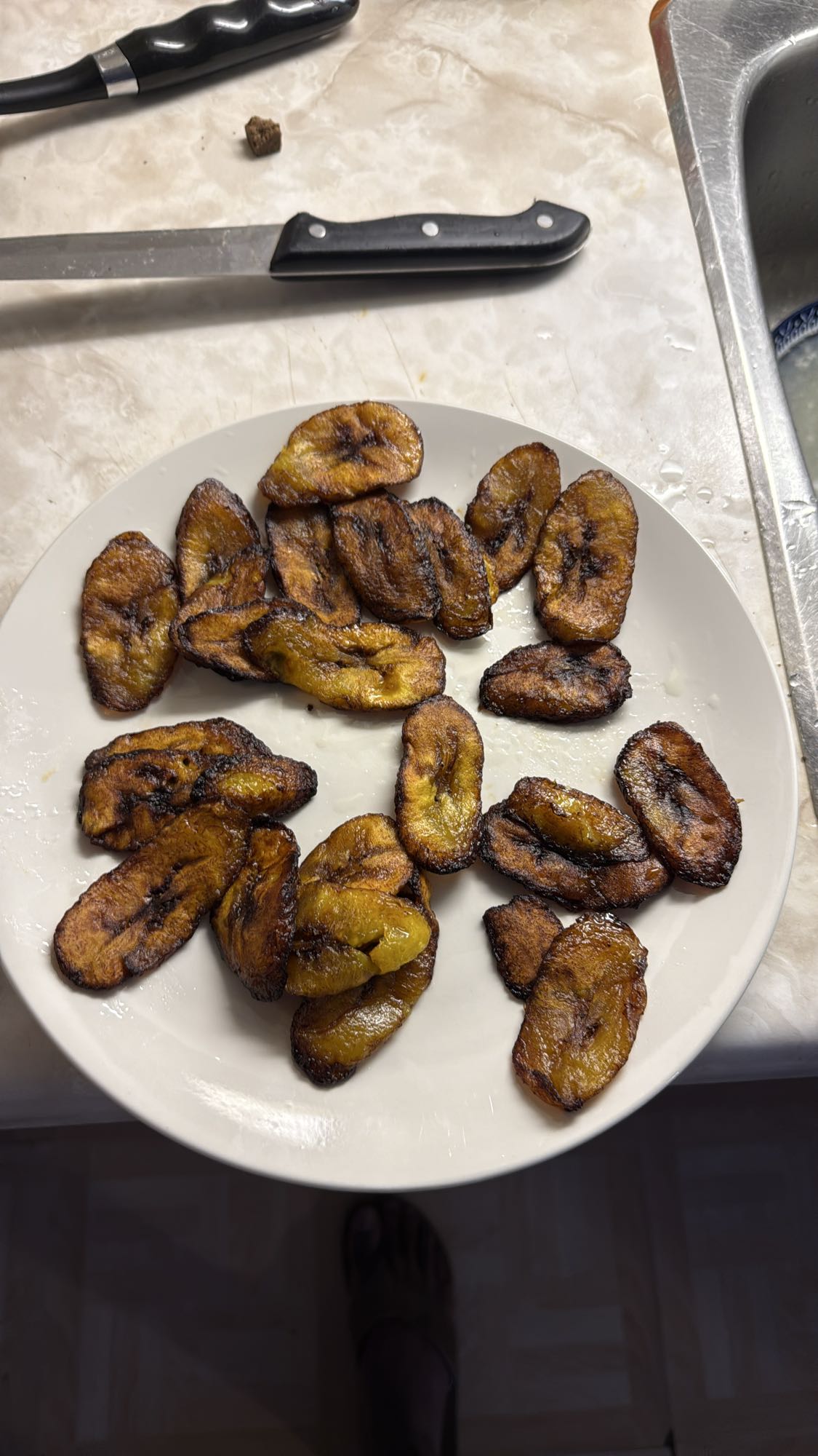 Bananes plantains frites