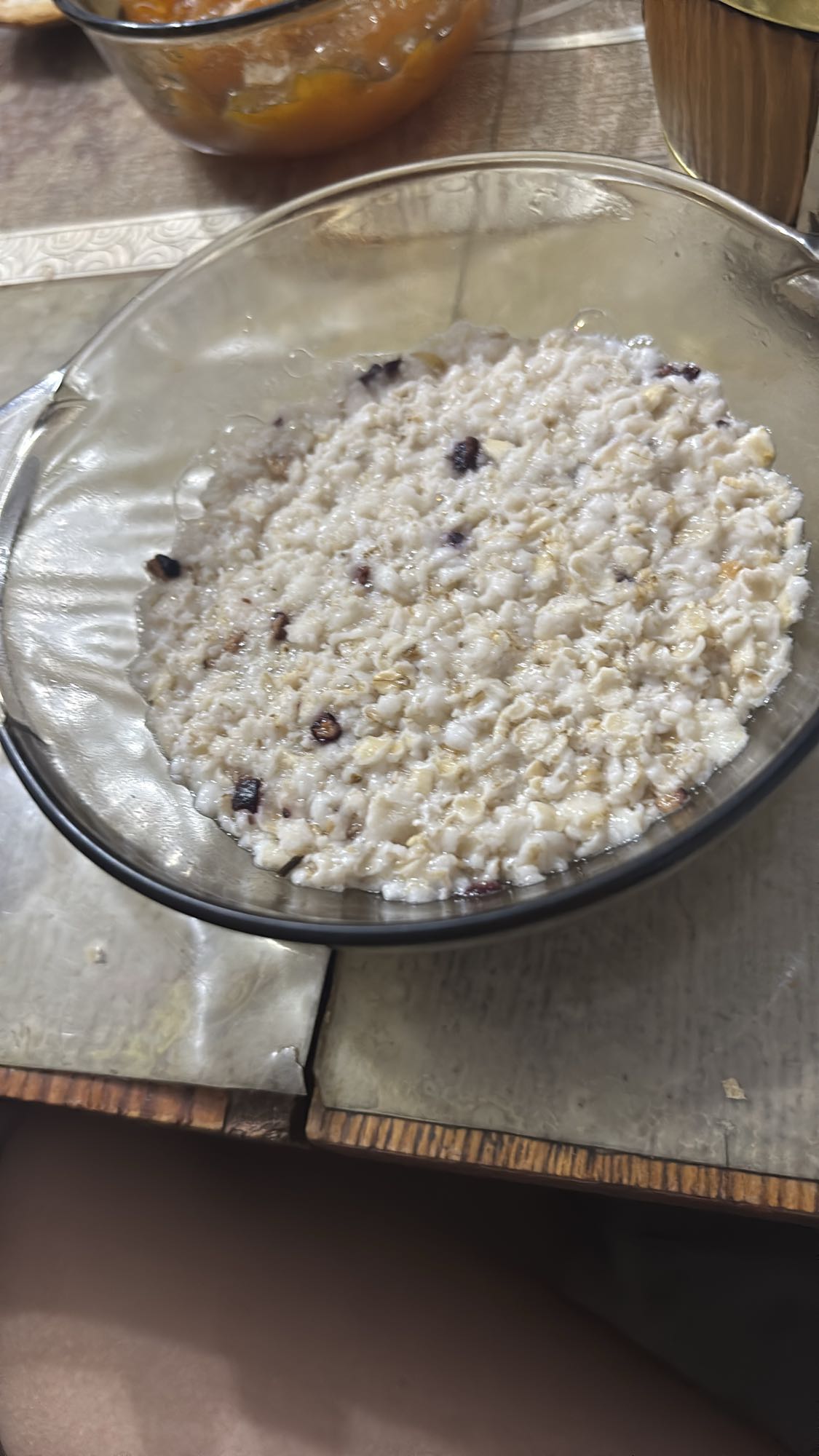 каша минутка с черникой на воде