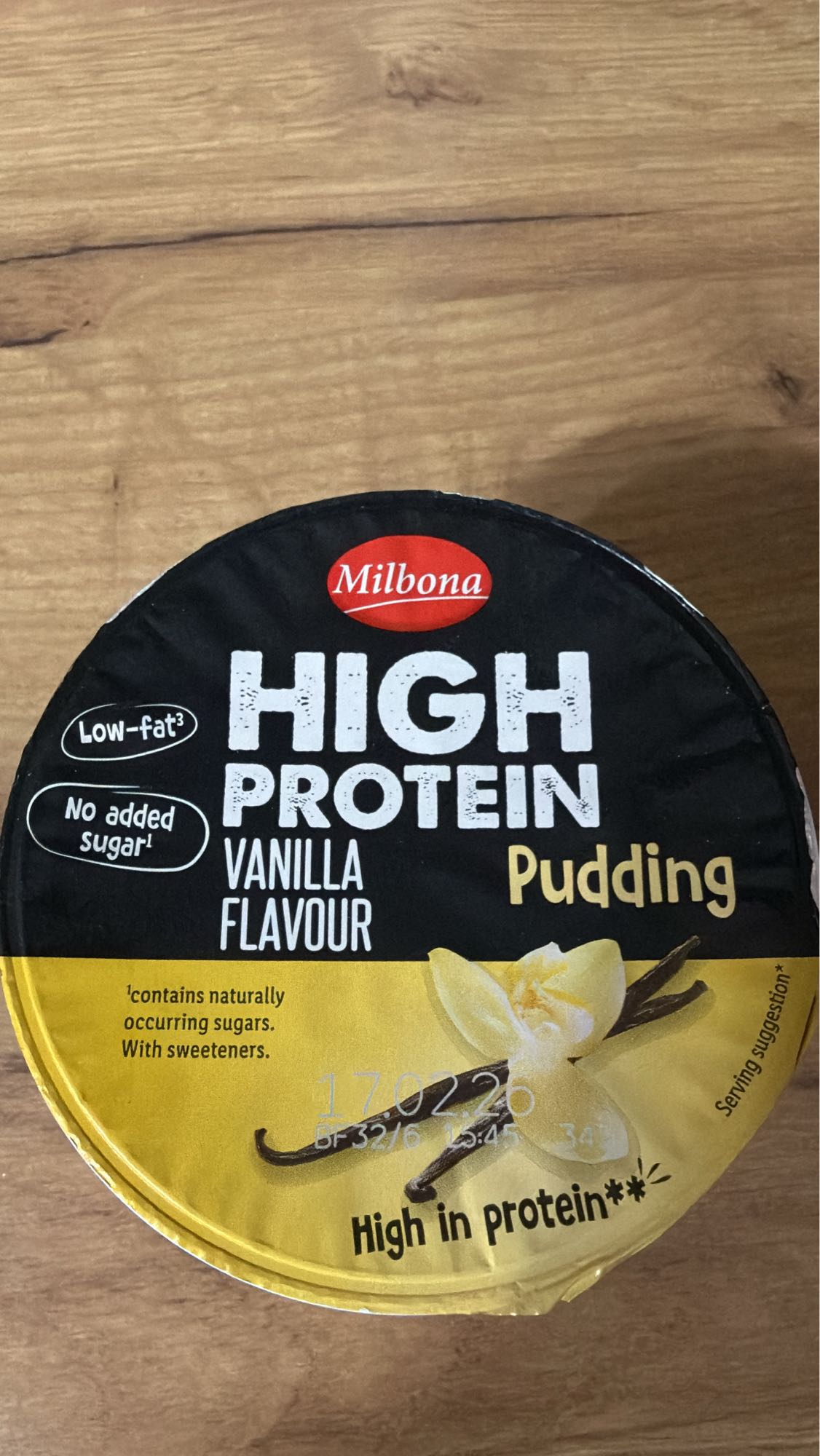 Budincă proteică vanilie