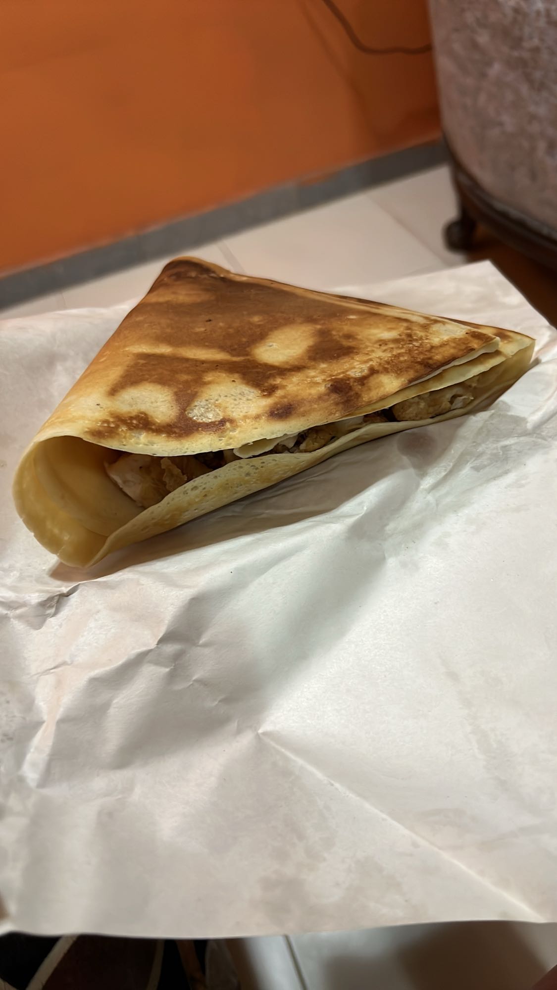 Chicken crispy crepe