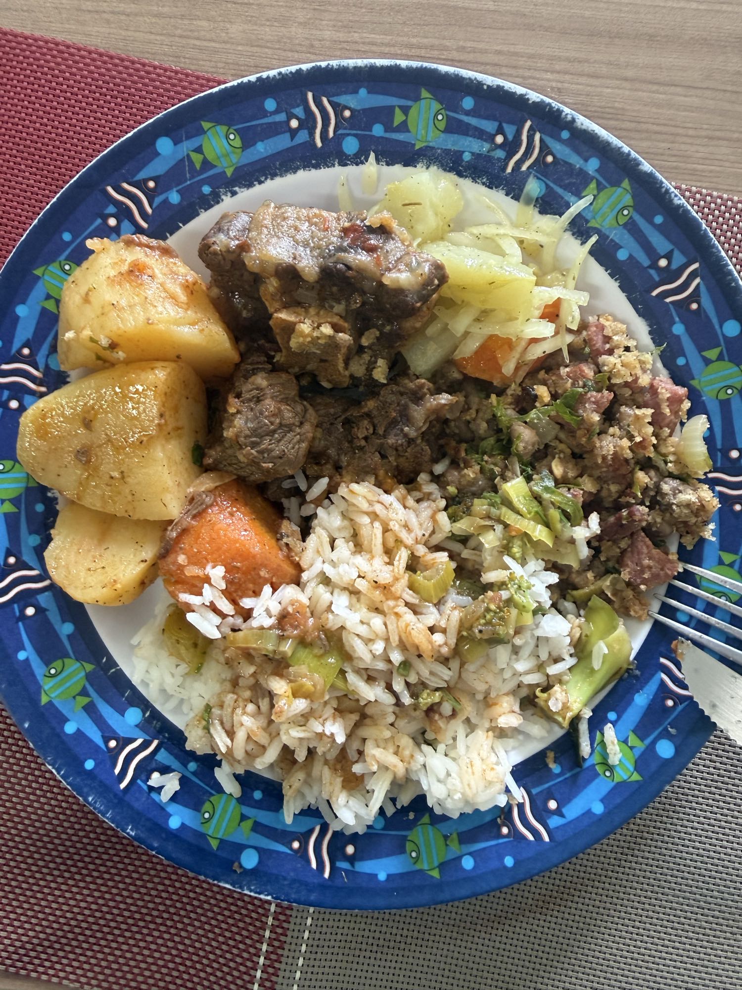 Prato caseiro variado