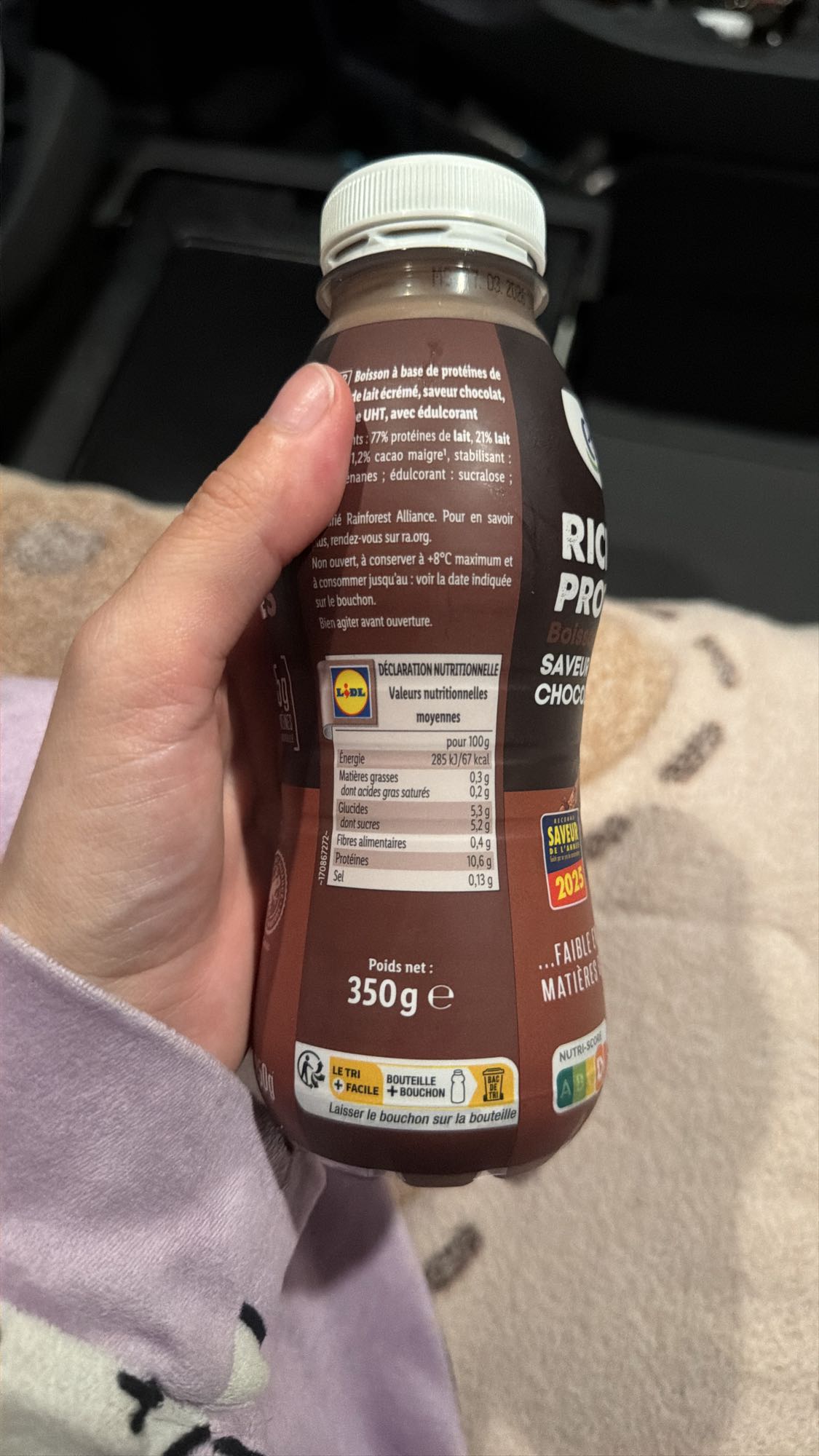 Băutură proteică ciocolată