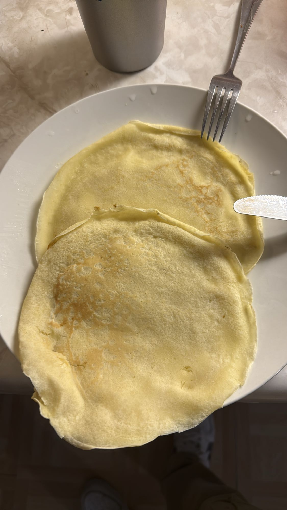 Crêpes nature
