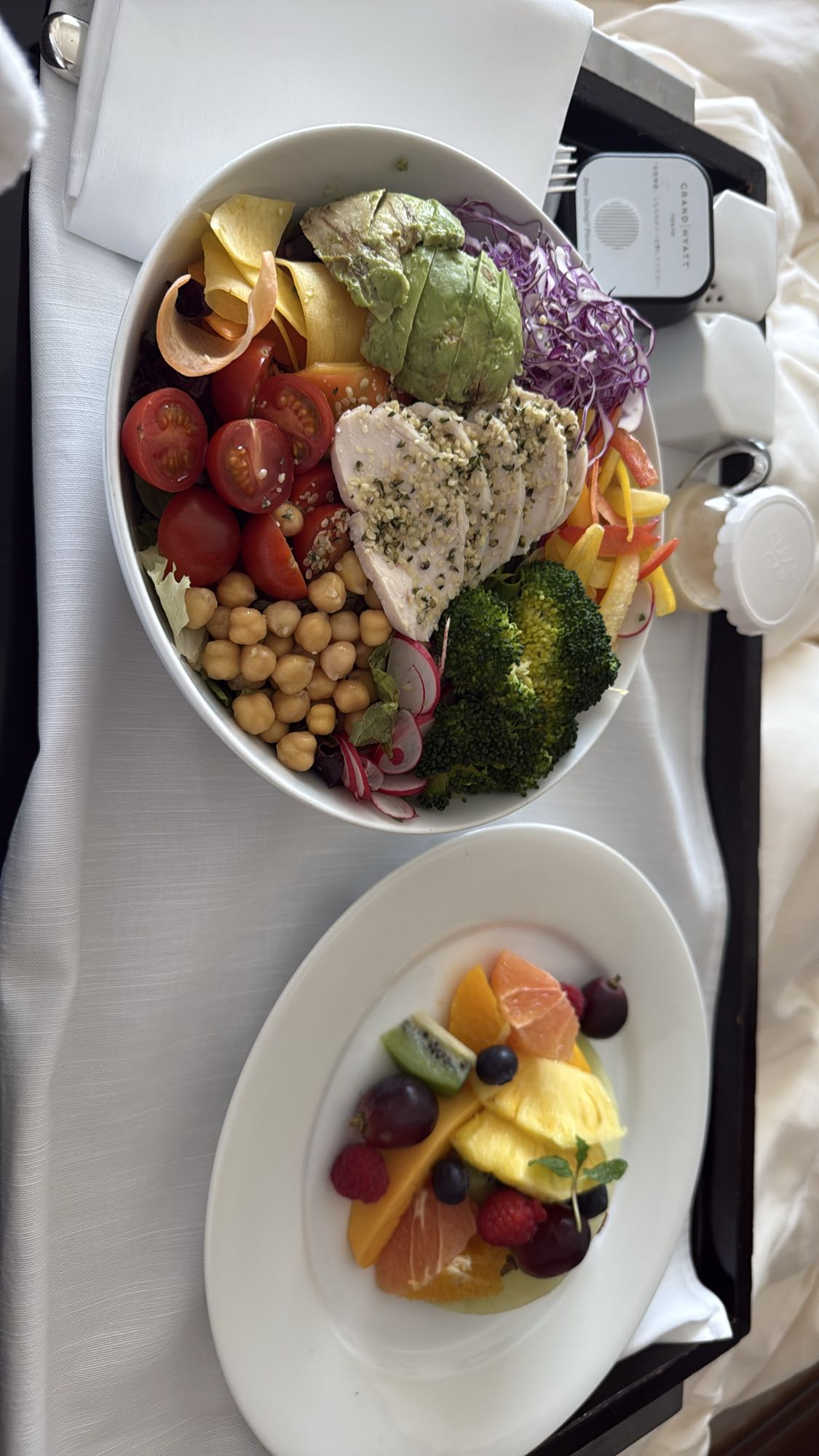 Chicken Salad & Fruit Plate