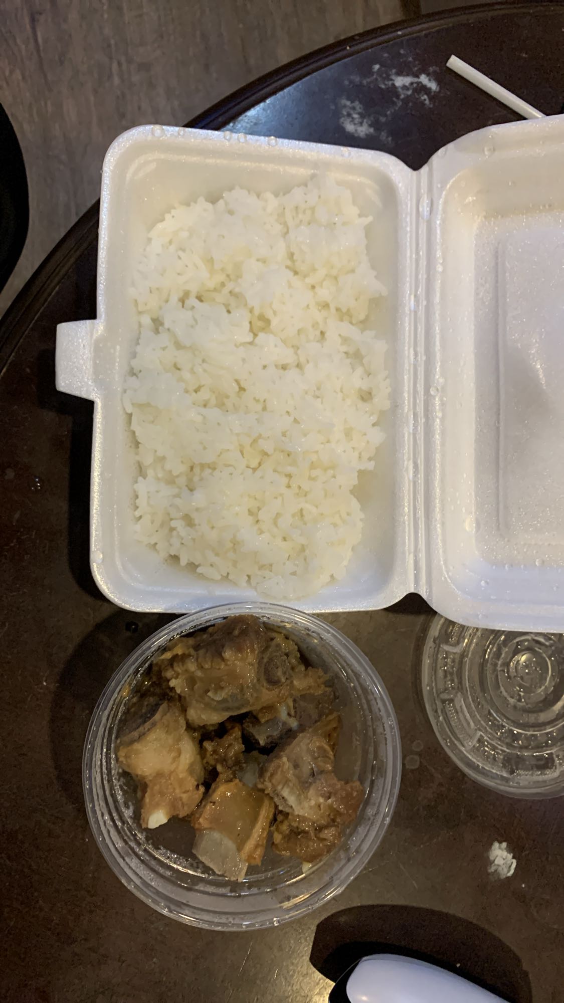 Rice with braised pork