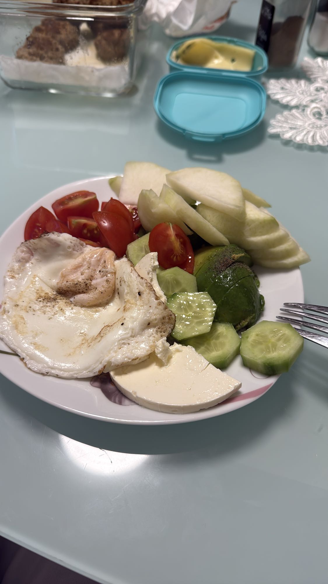 Gemischter Frühstücksteller