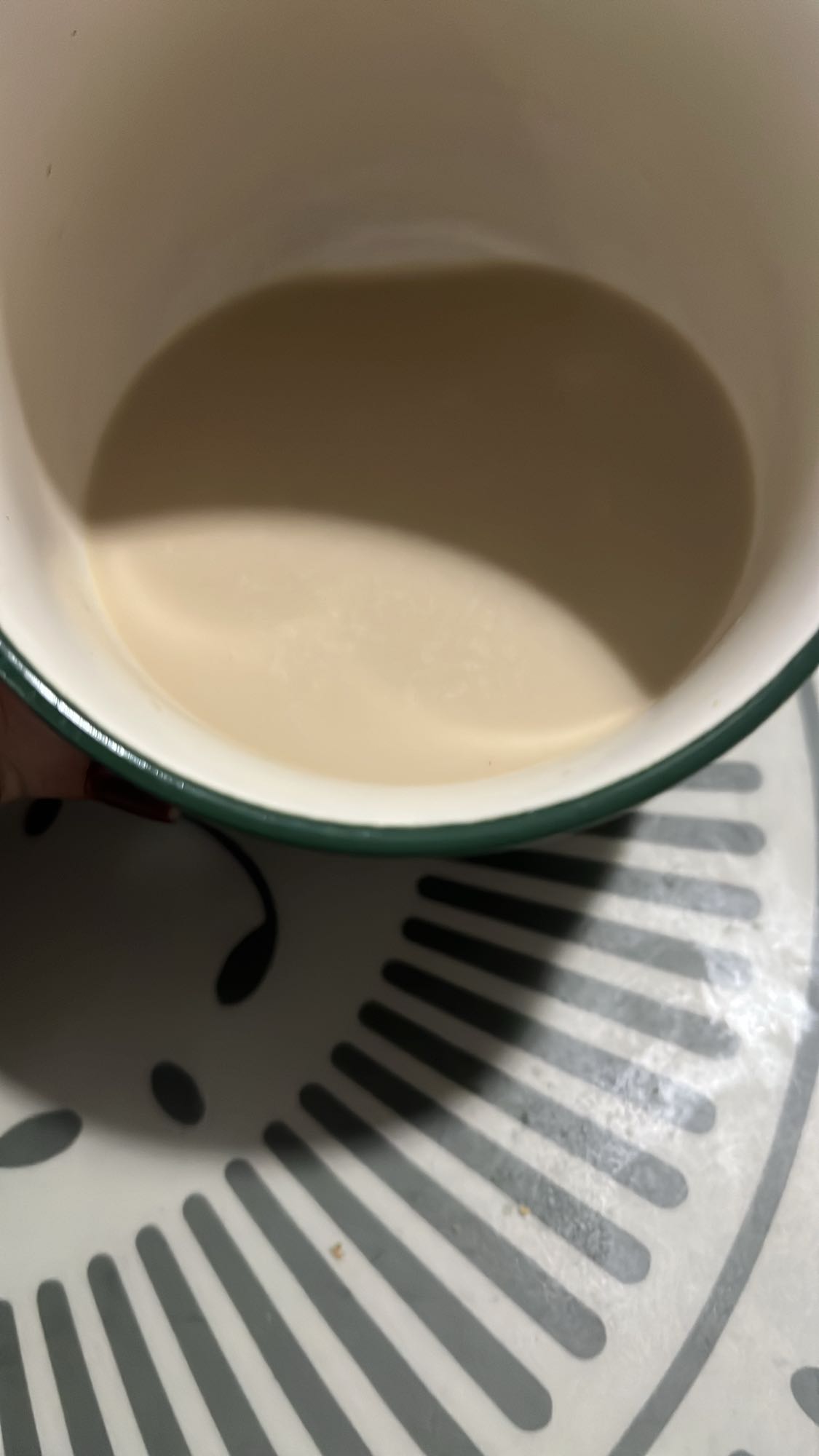 taza de café con leche