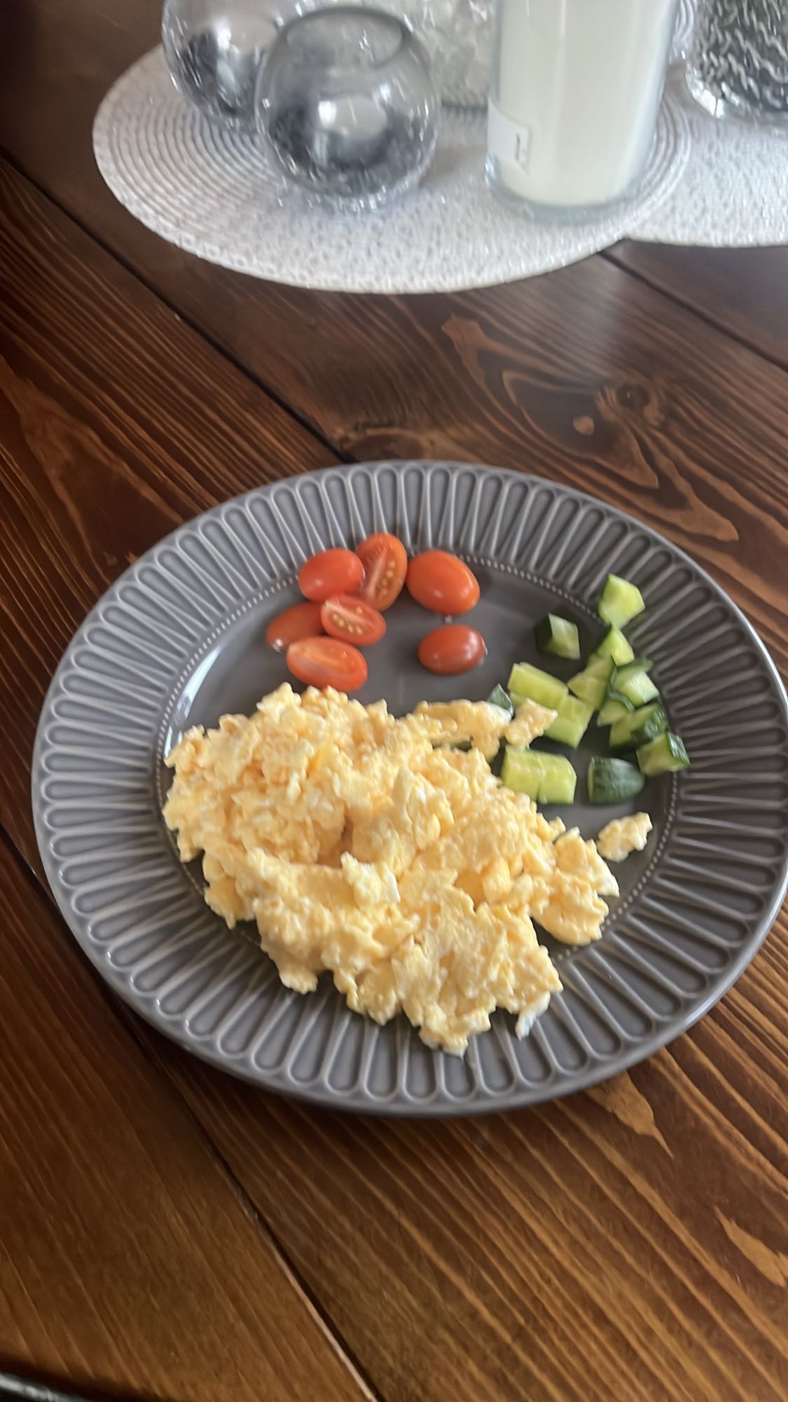 Äggröra med grönsaker