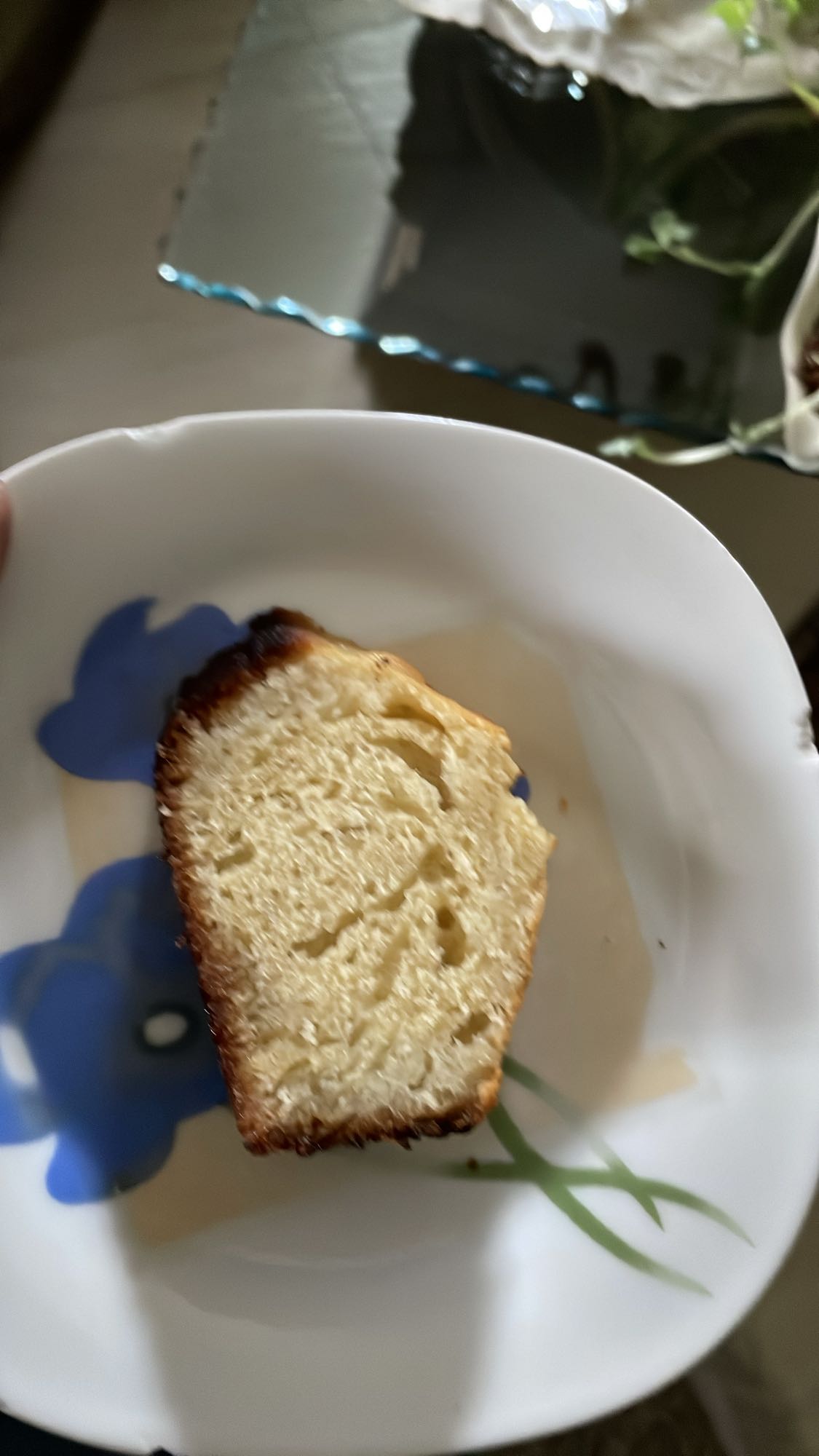 Plain Pound Cake Slice