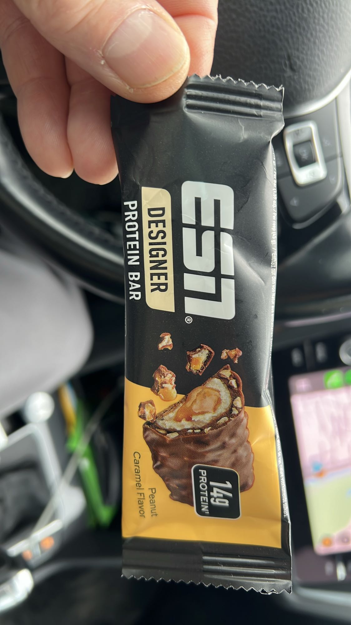 Baton proteinowy karmel