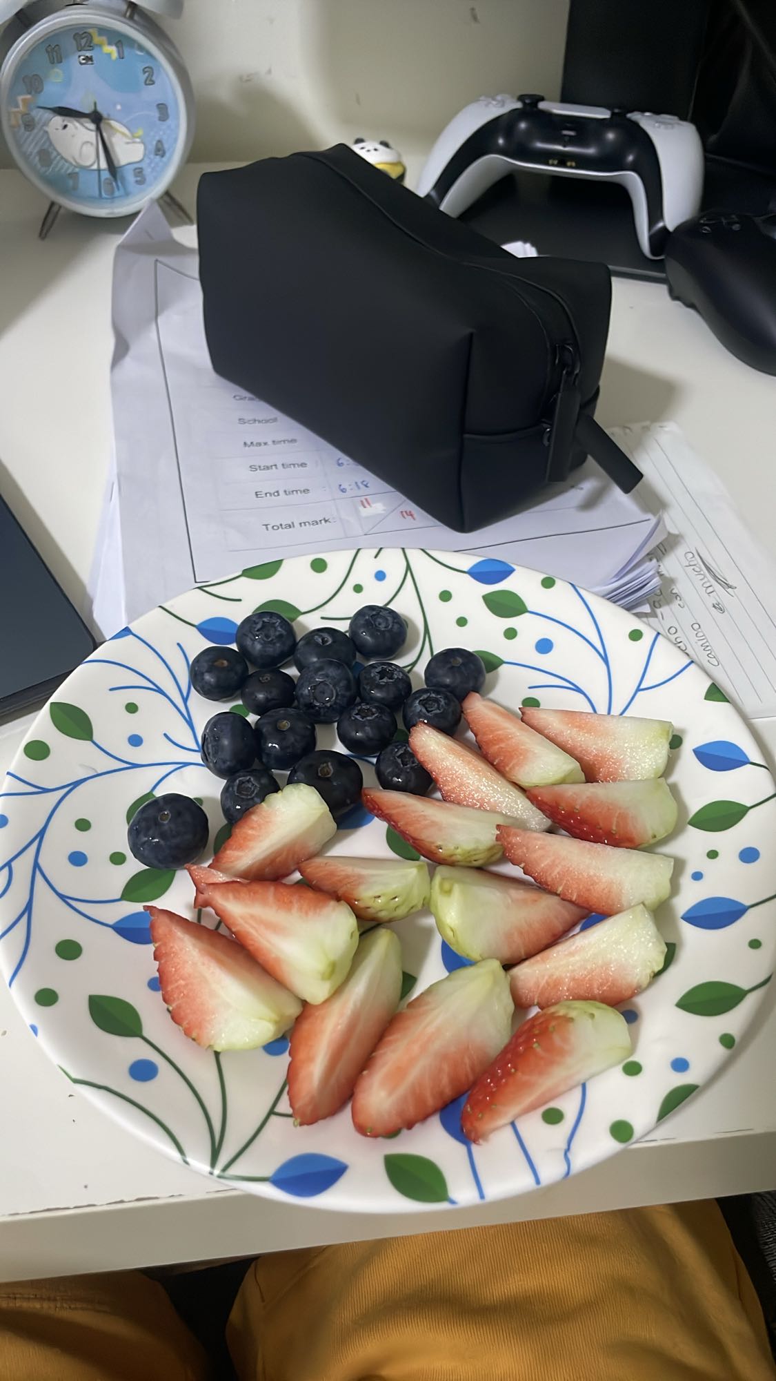 Strawberries and Blueberries